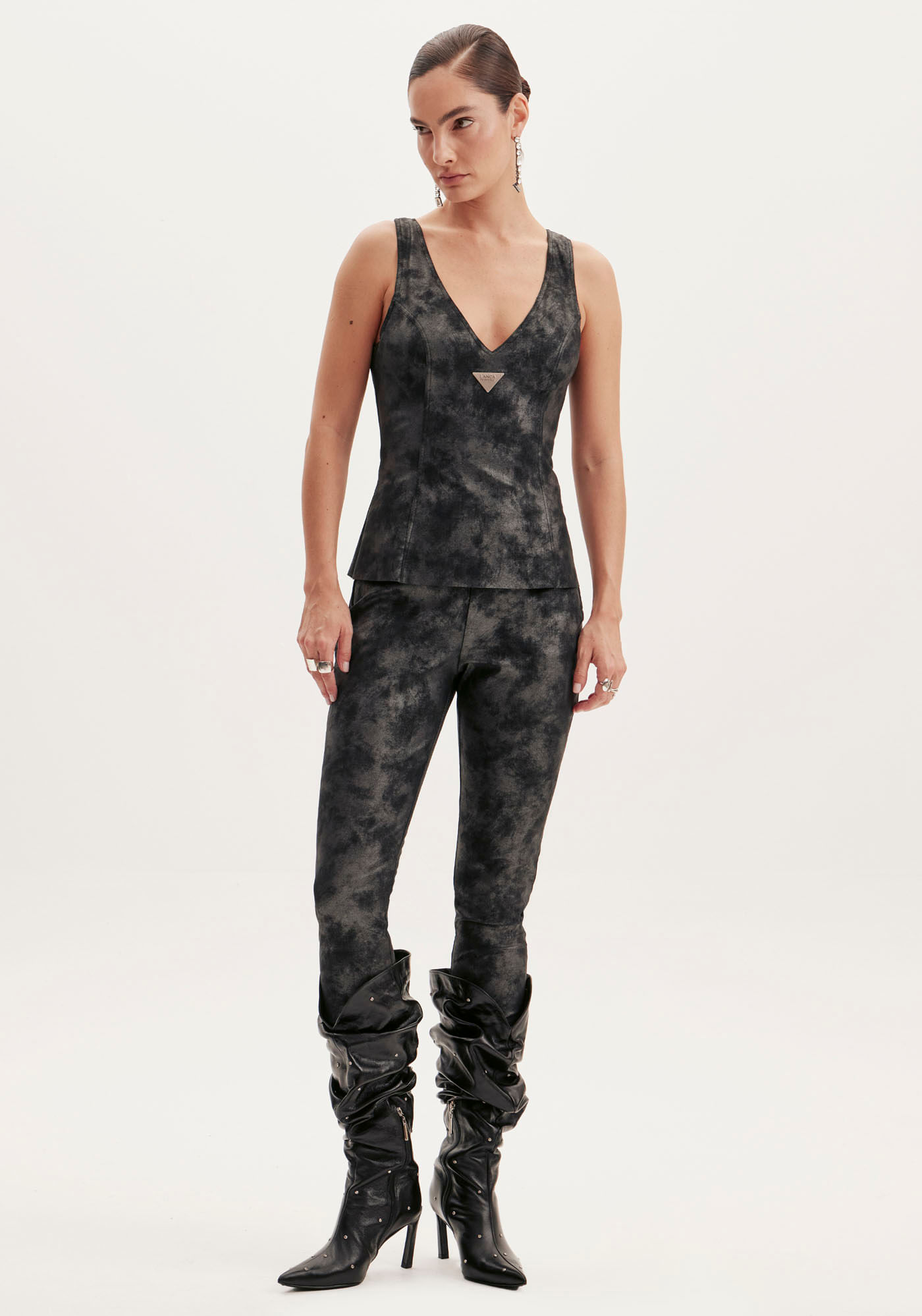 Calça Skinny Cintura Alta