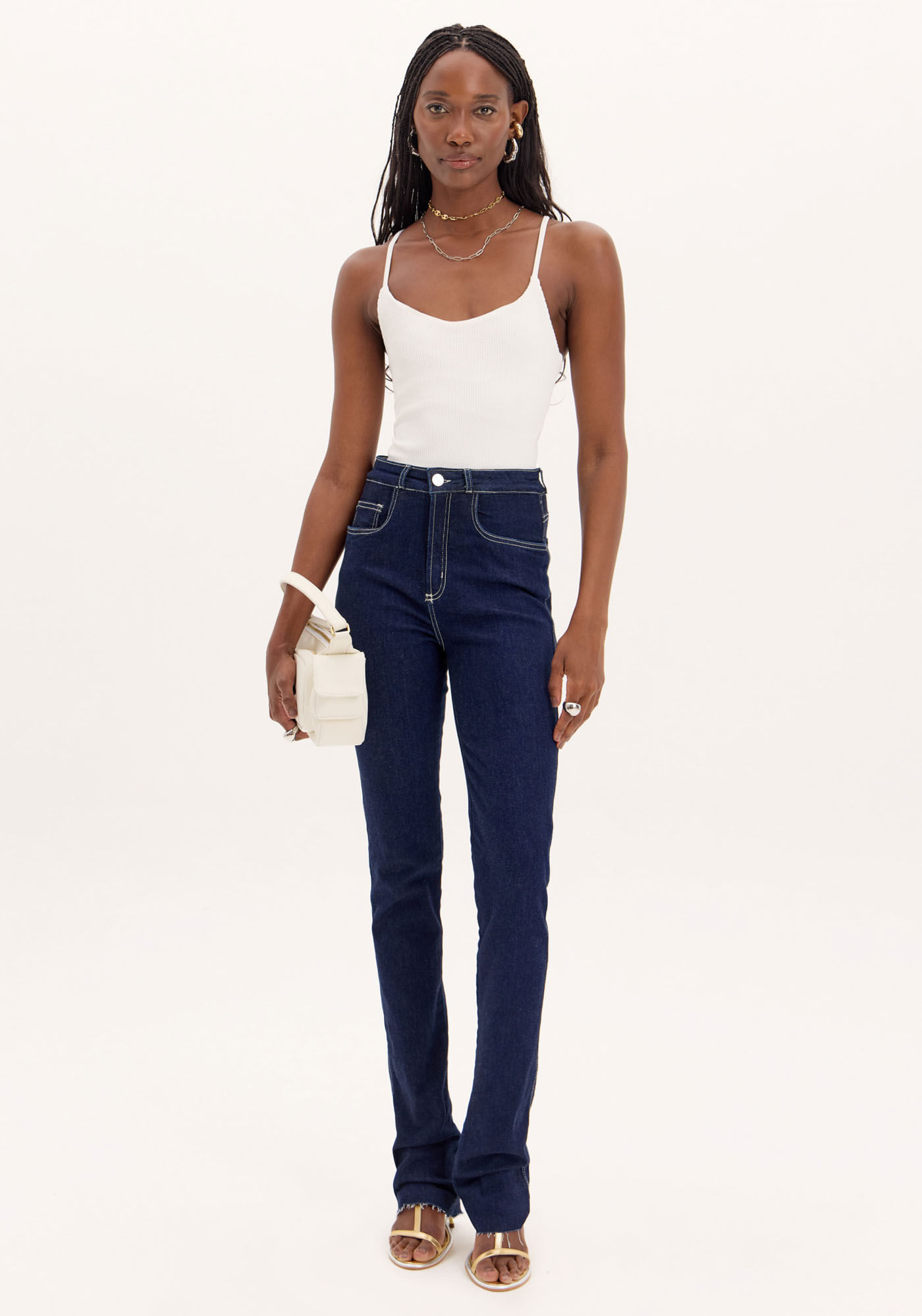 Calça Jeans Boot Leg Shape Now