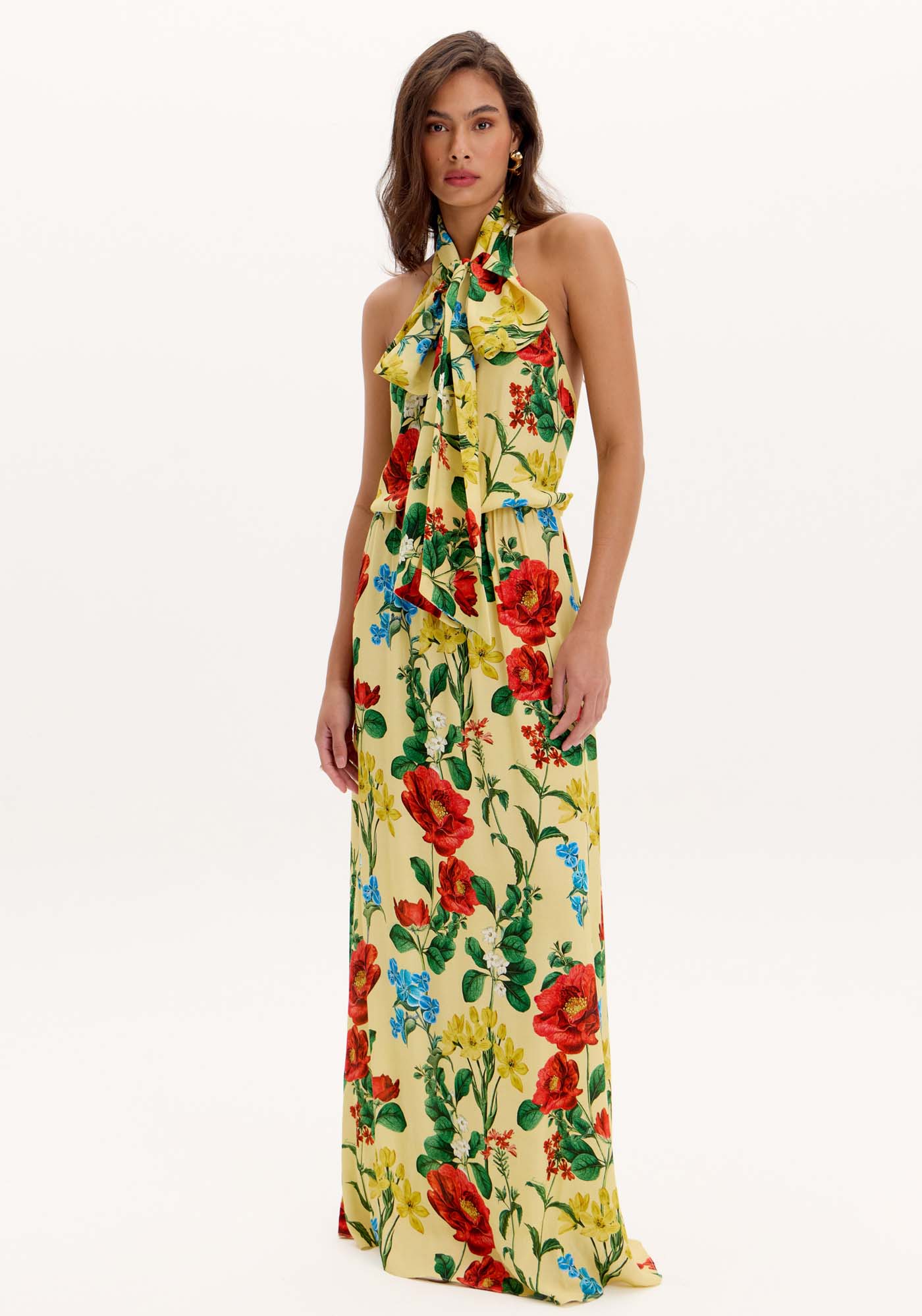 Vestido Frente Única Floral