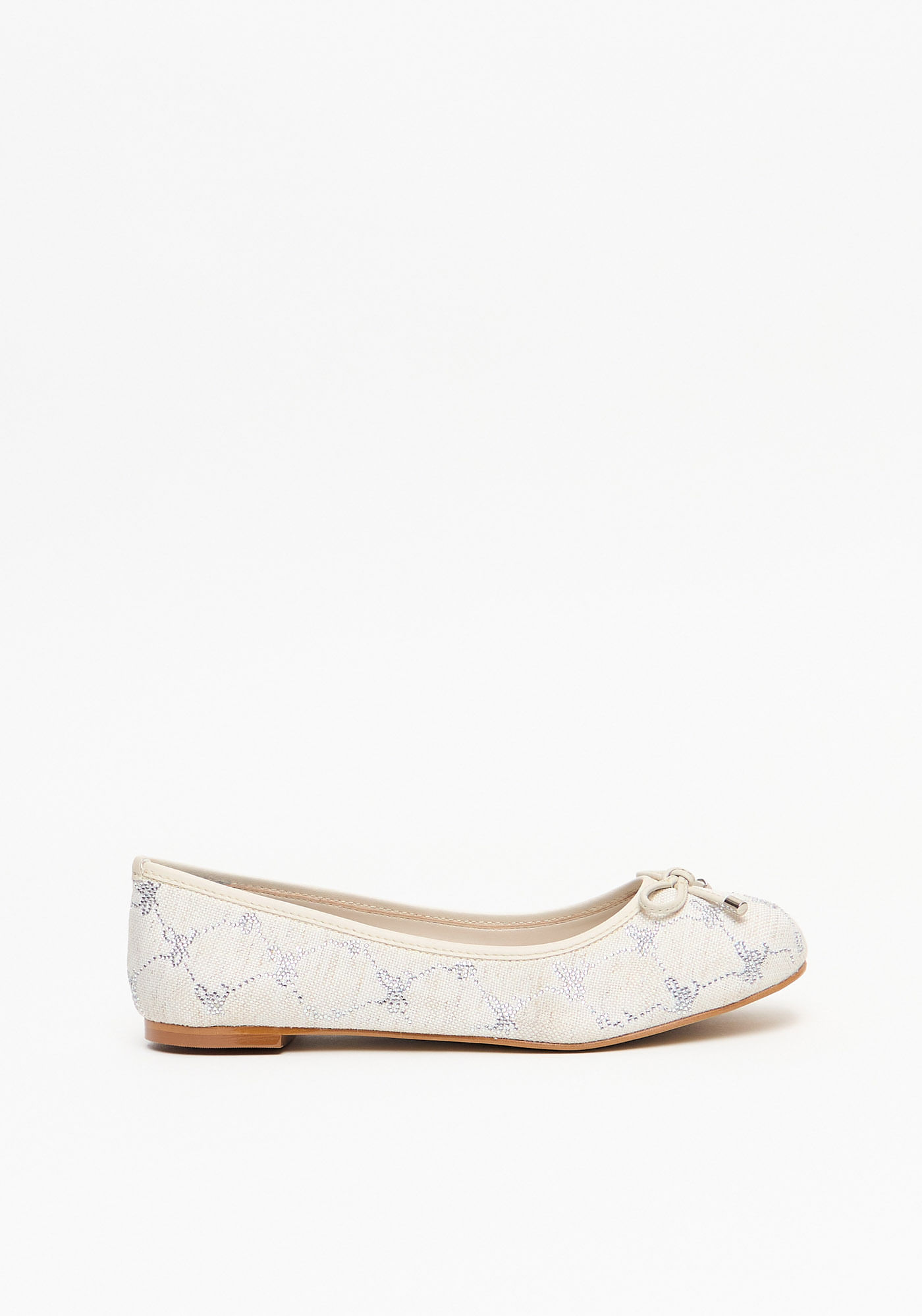 Sapatilha Monograma Strass