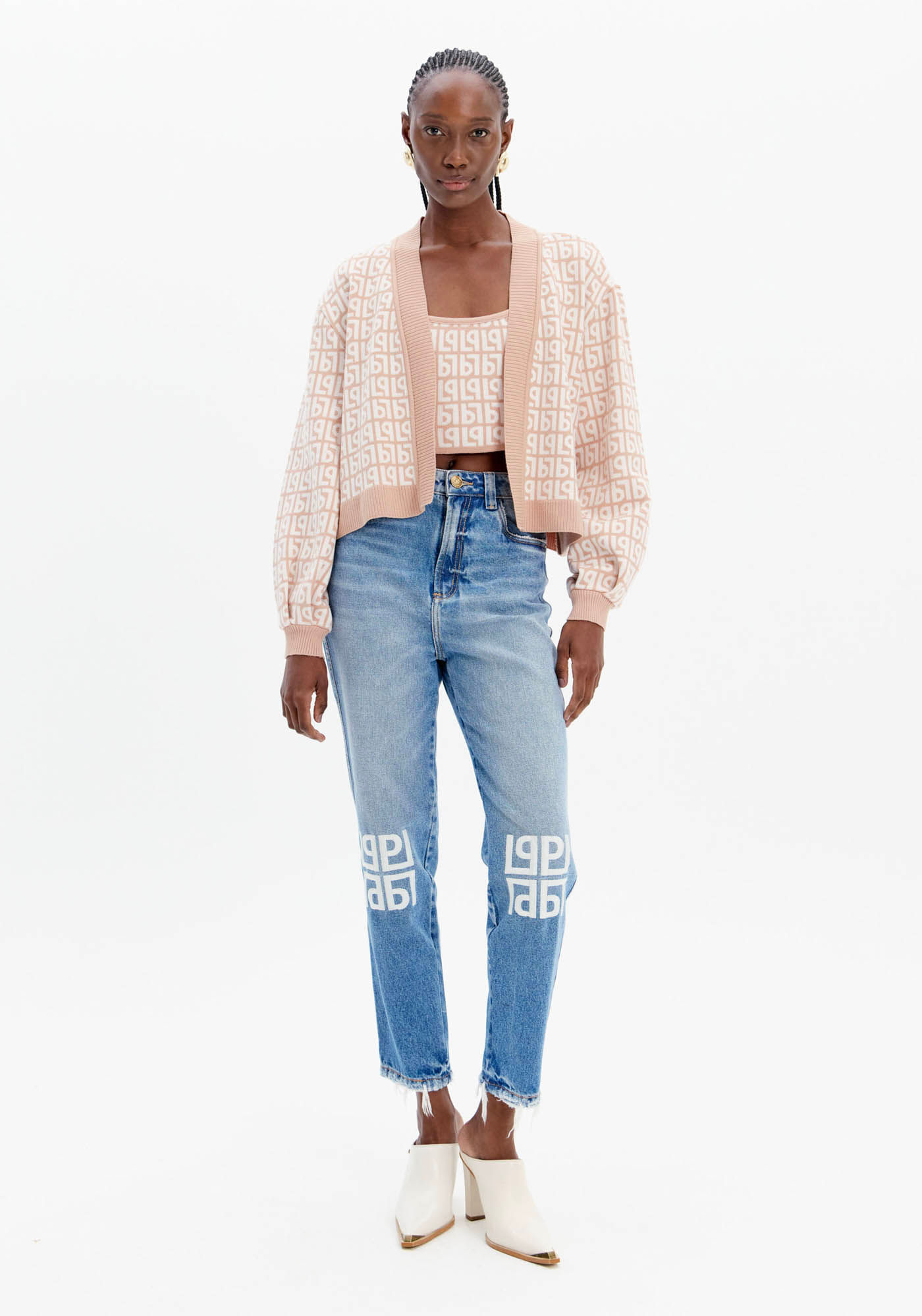 Calça Jeans Luna Mom Super Alta LP