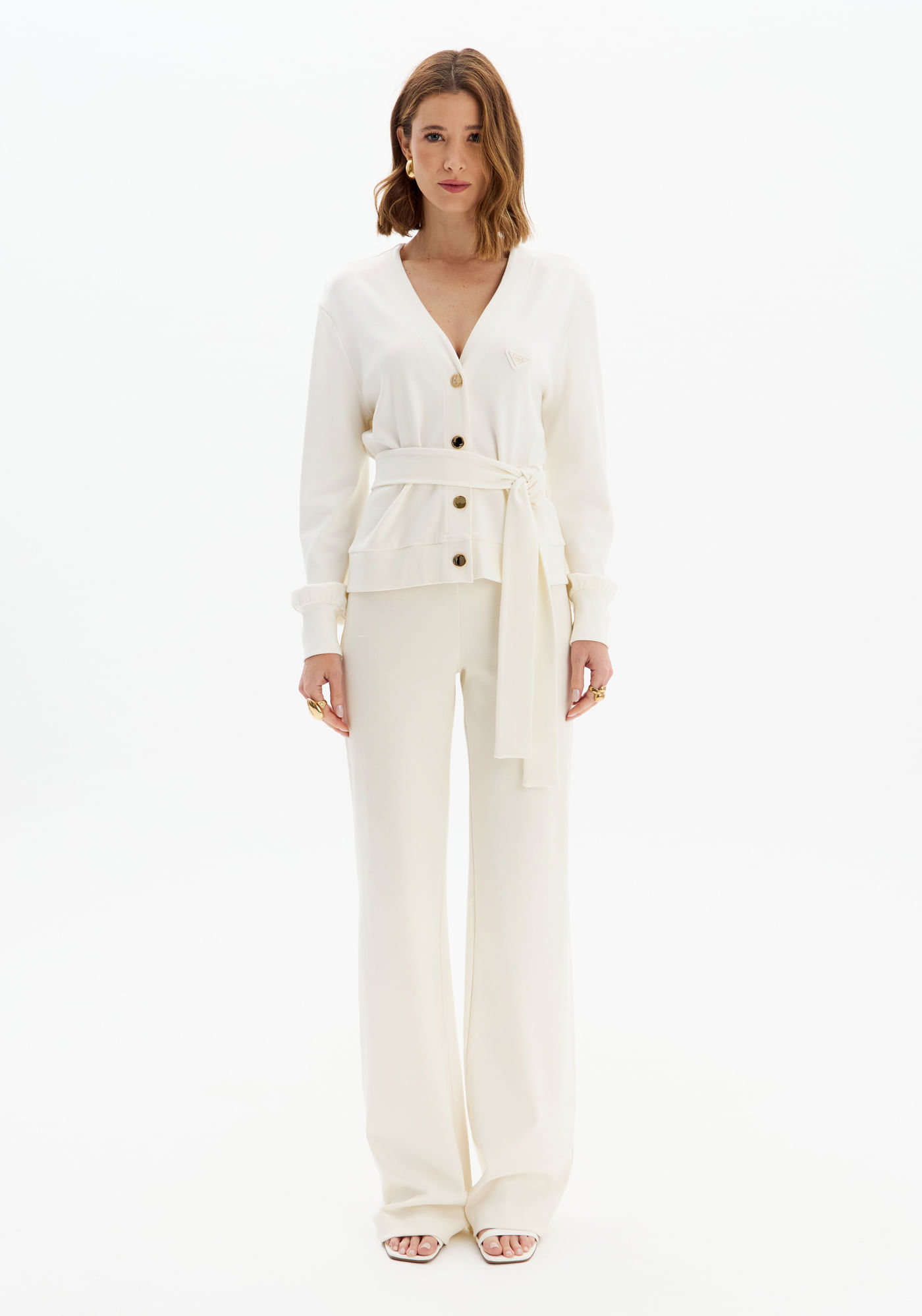 Calça Full Length Cintura Alta