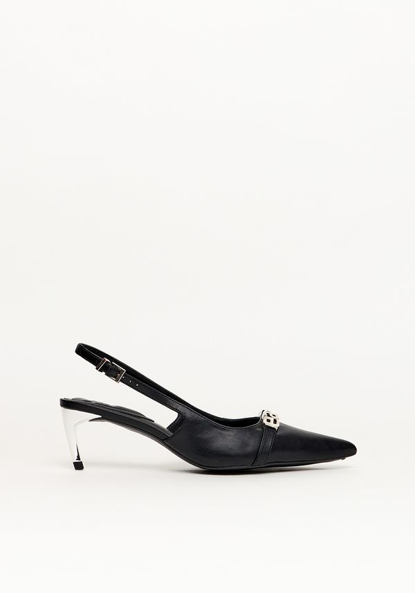 Scarpin Com Letreiro Easy Preto 35