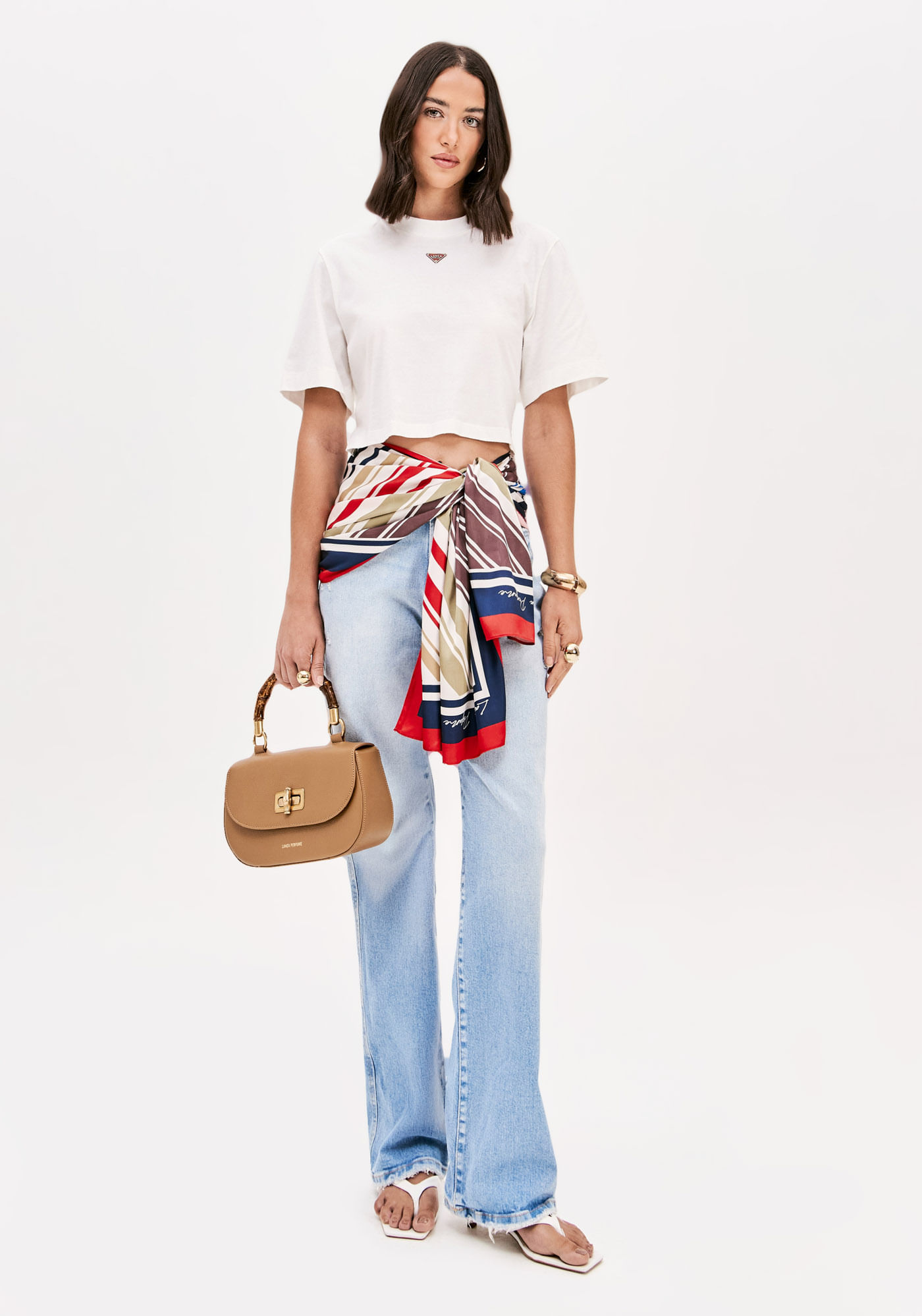 Calça Jeans Reta Cintura Super Alta