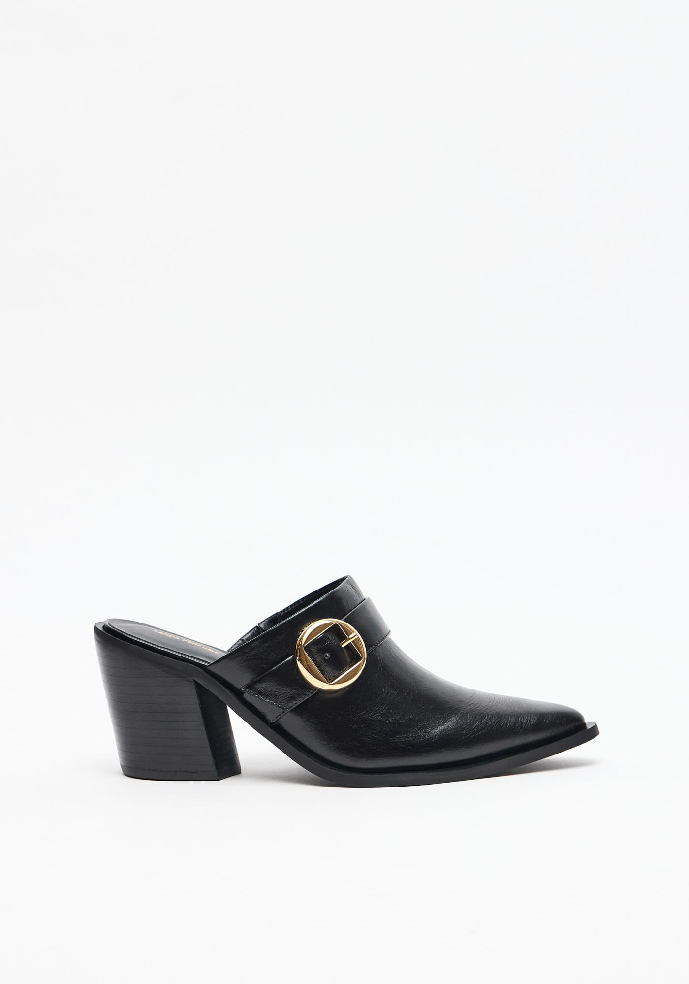 Ankle Boot Couro Fivela Lateral
