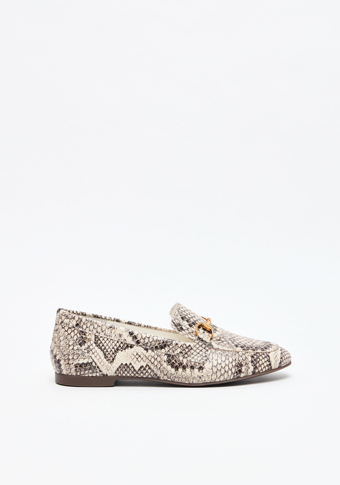 Loafer Couro Com Bridão