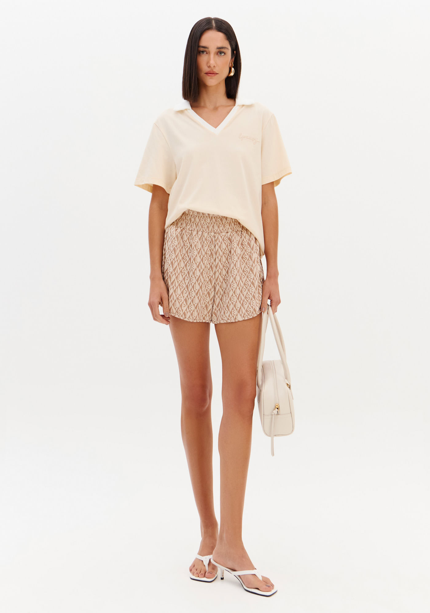Short Boxer De Cintura Média