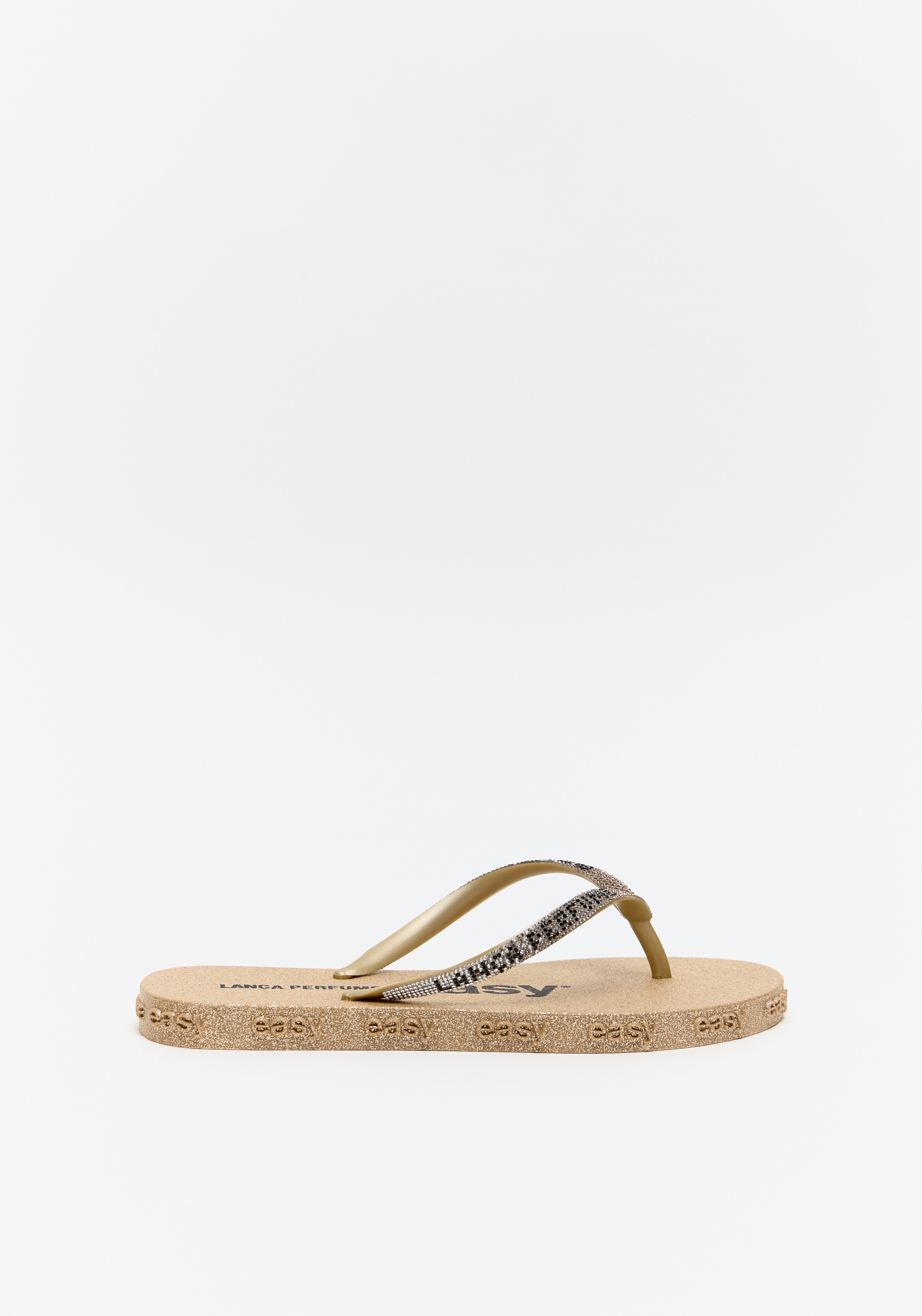 Chinelo com Aplicação de Brilho