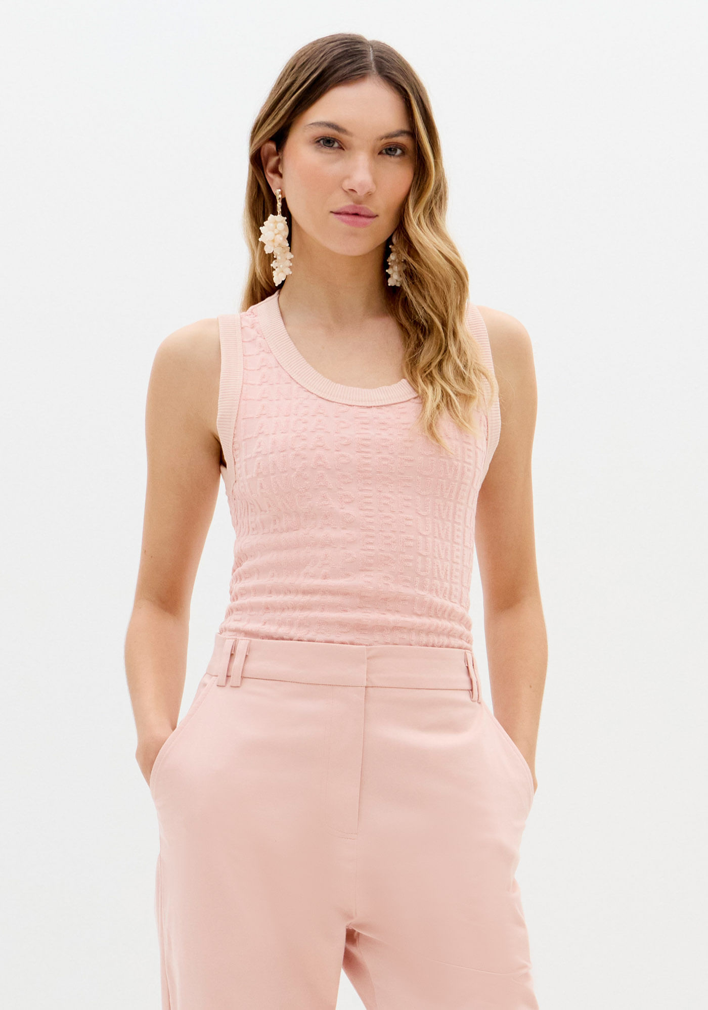 Blusa Regata Decote U Signature