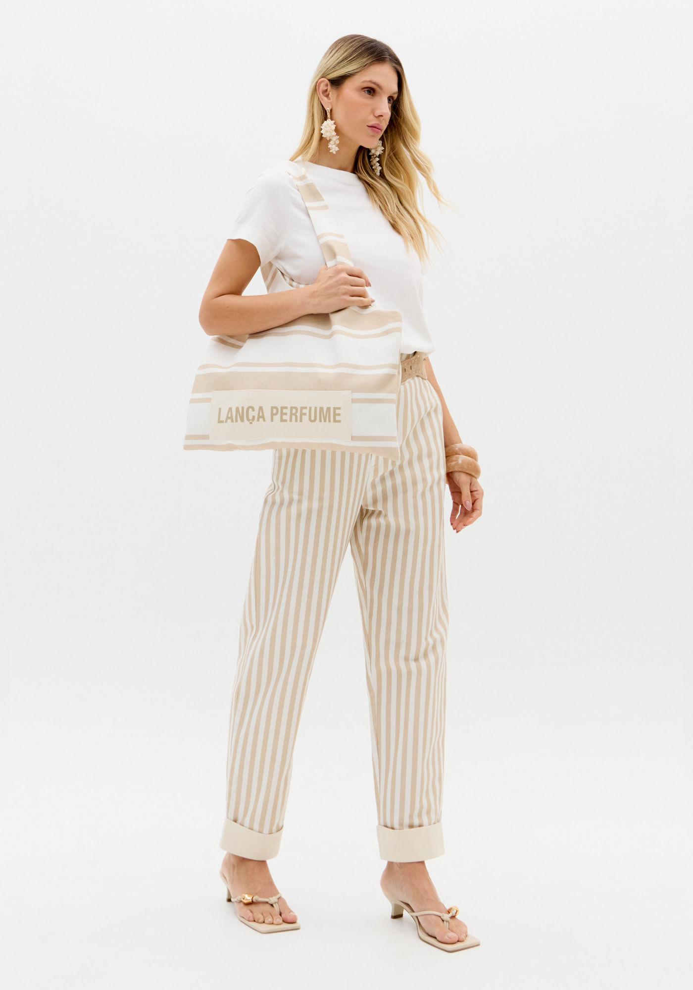 Kit Com T-shirt E Bolsa Estampada