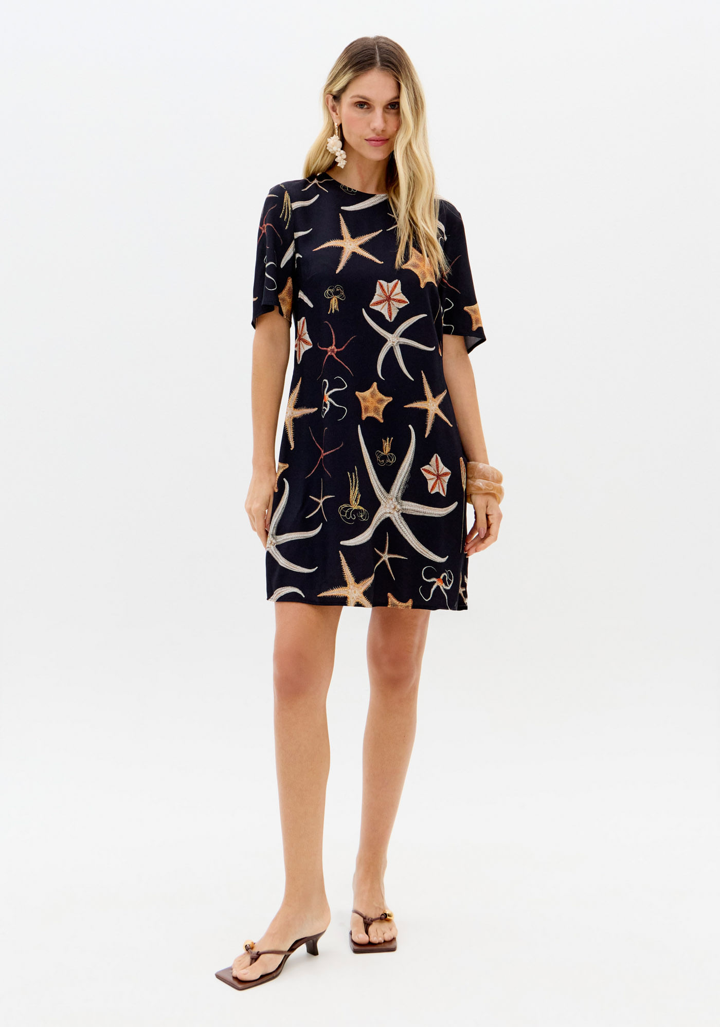 Vestido Curto T-dress Estampado