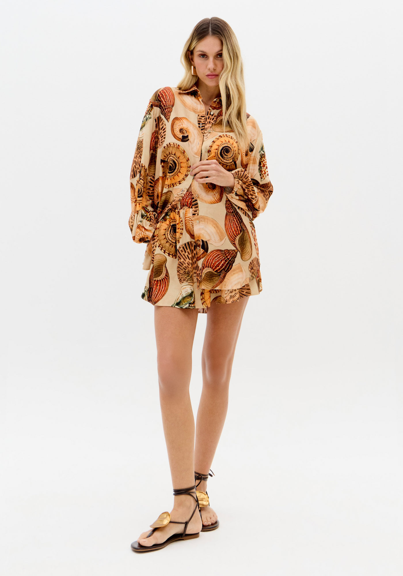 Short Curto Estampado