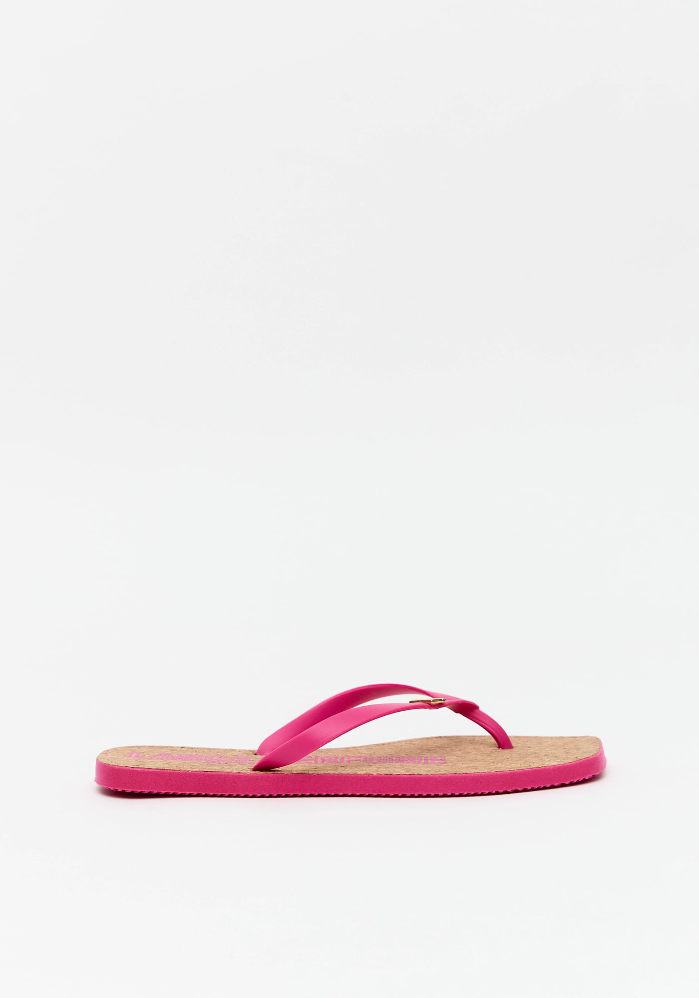 Chinelo Cortiça Com Enfeite