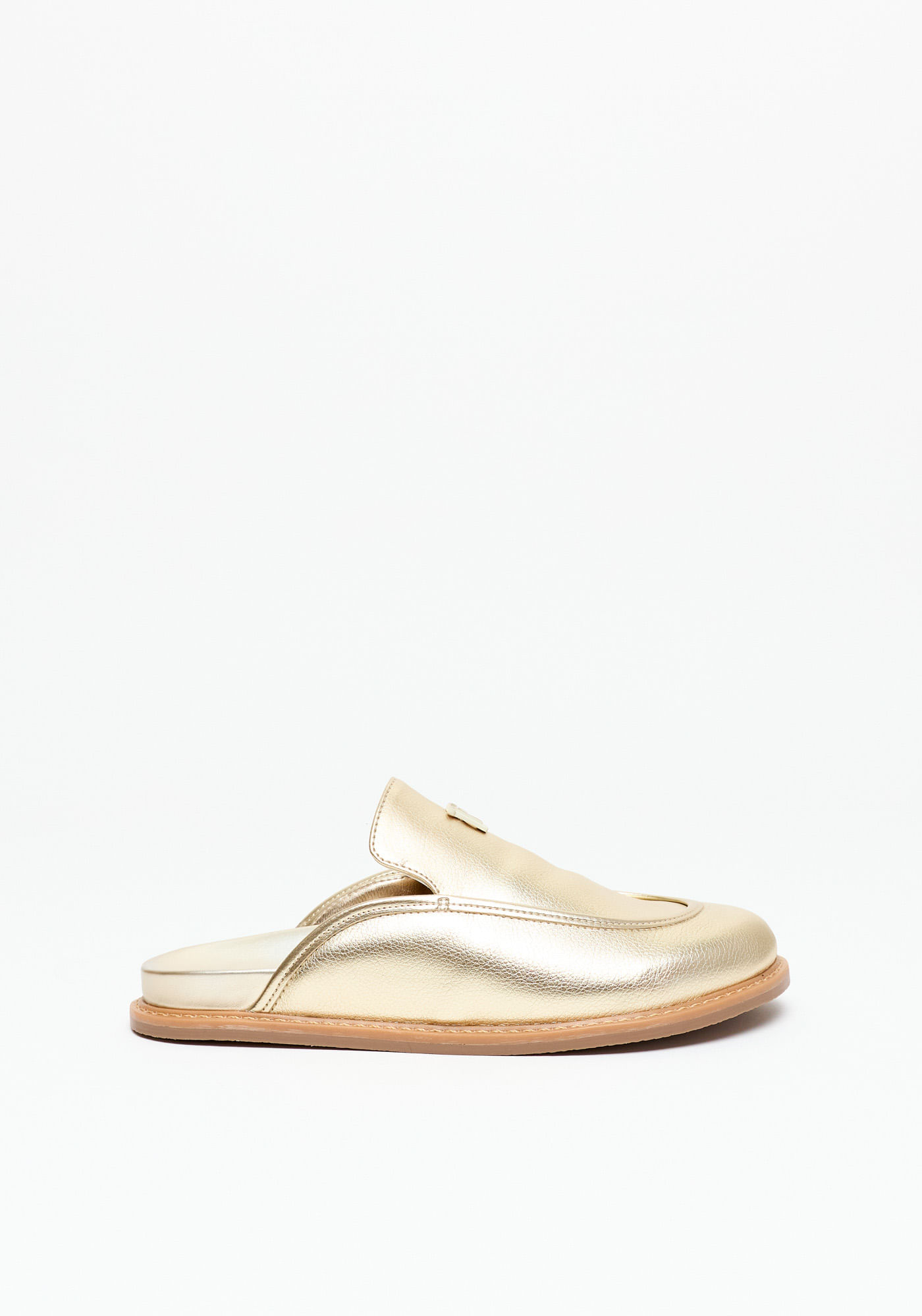 Mocassim Couro Com Logo