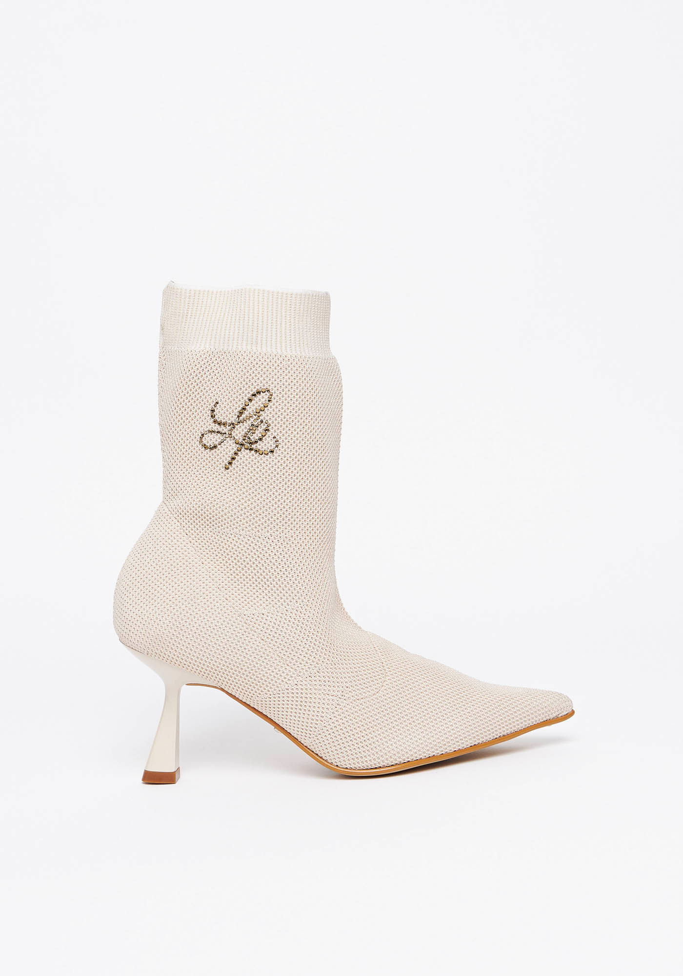 Bota Knit Logo Com Brilhos