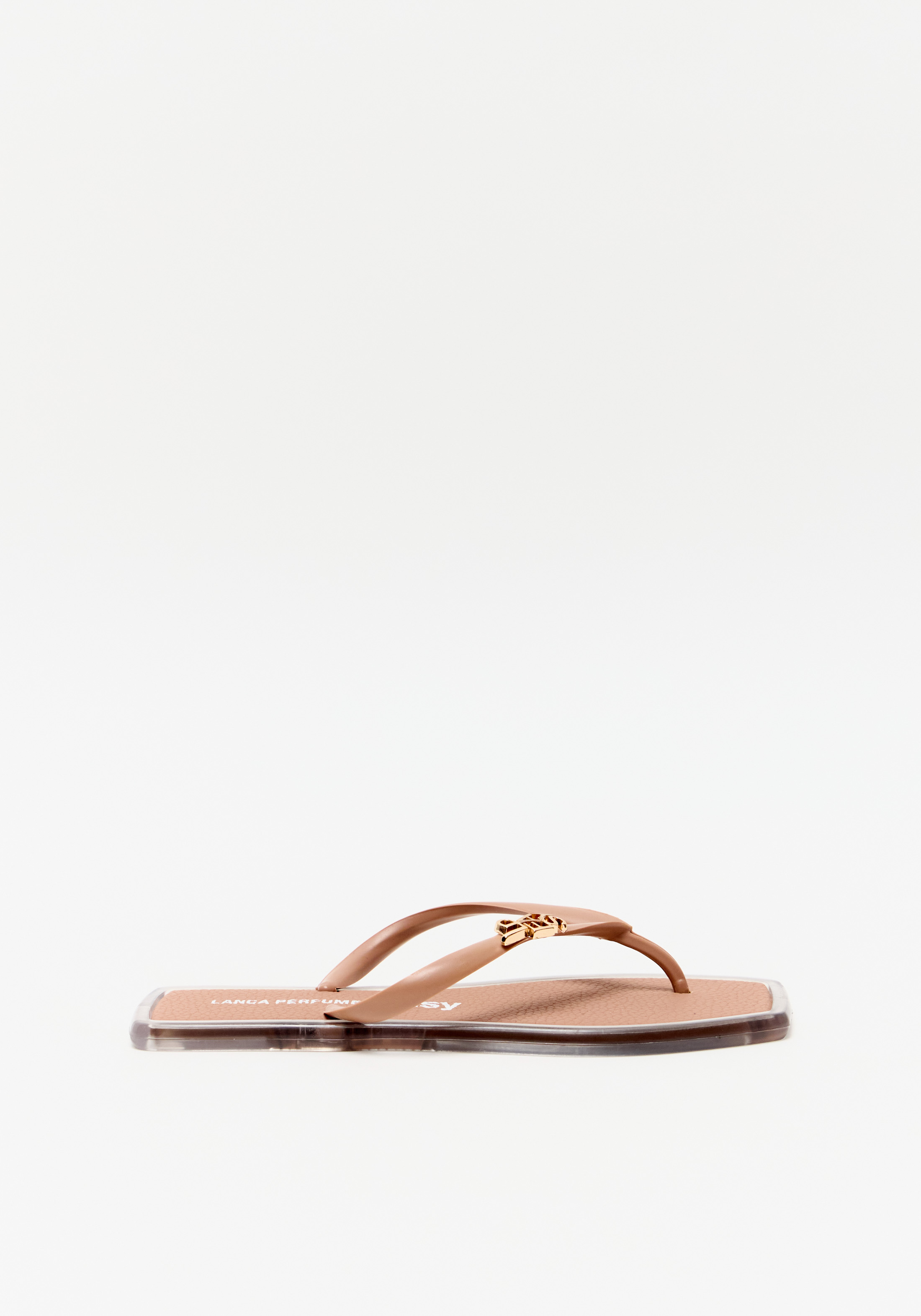 Chinelo Com Borda Transparente