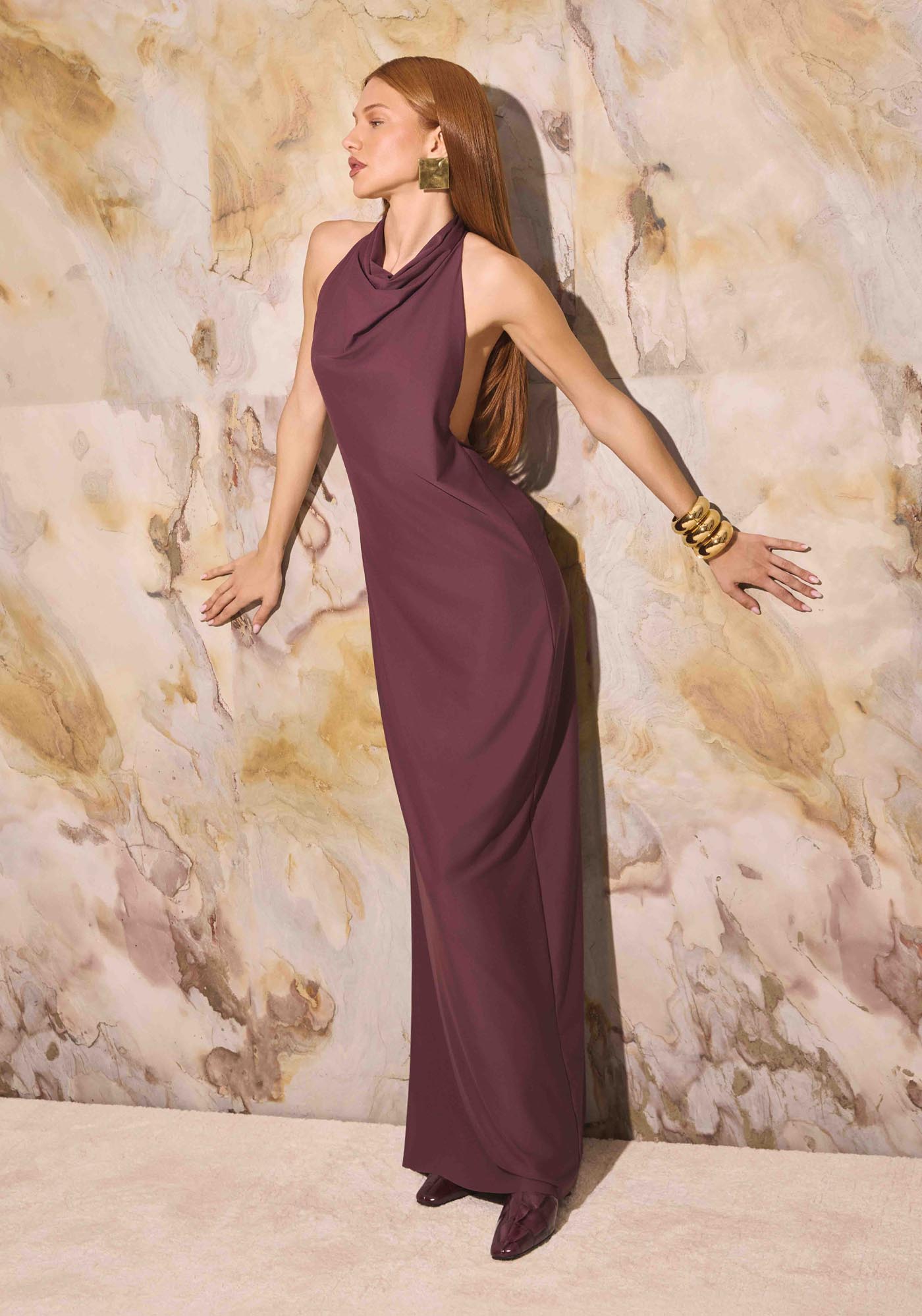 Vestido Longo Sem Mangas