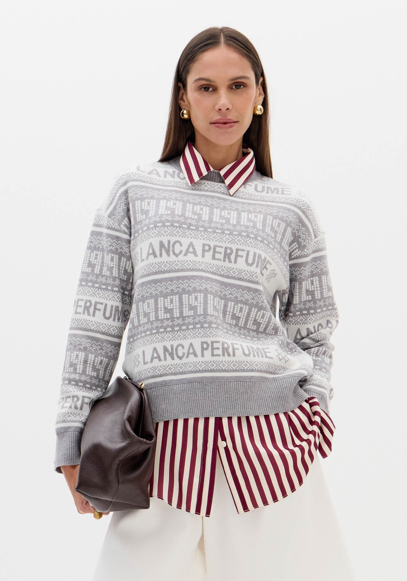 Blusa Tricô Manga Longa Signature