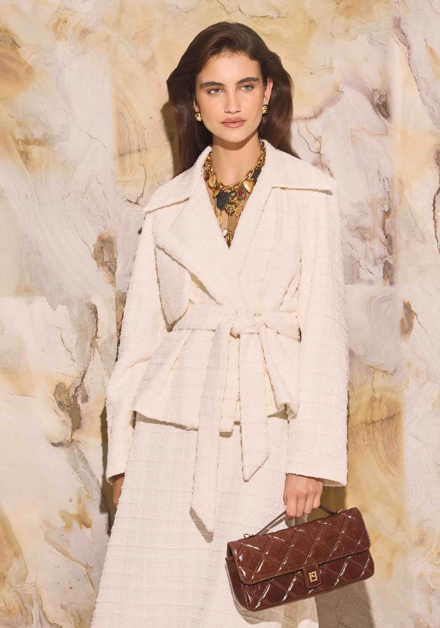 Casaco Manga Longa Tweed