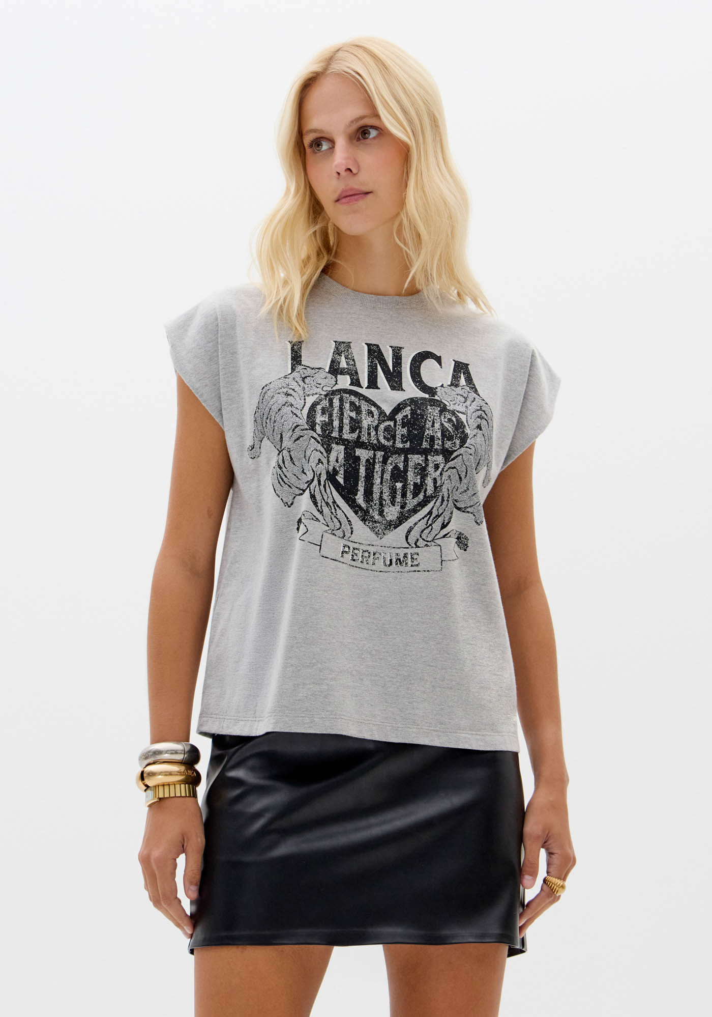 T-shirt Muscle Com Estampa
