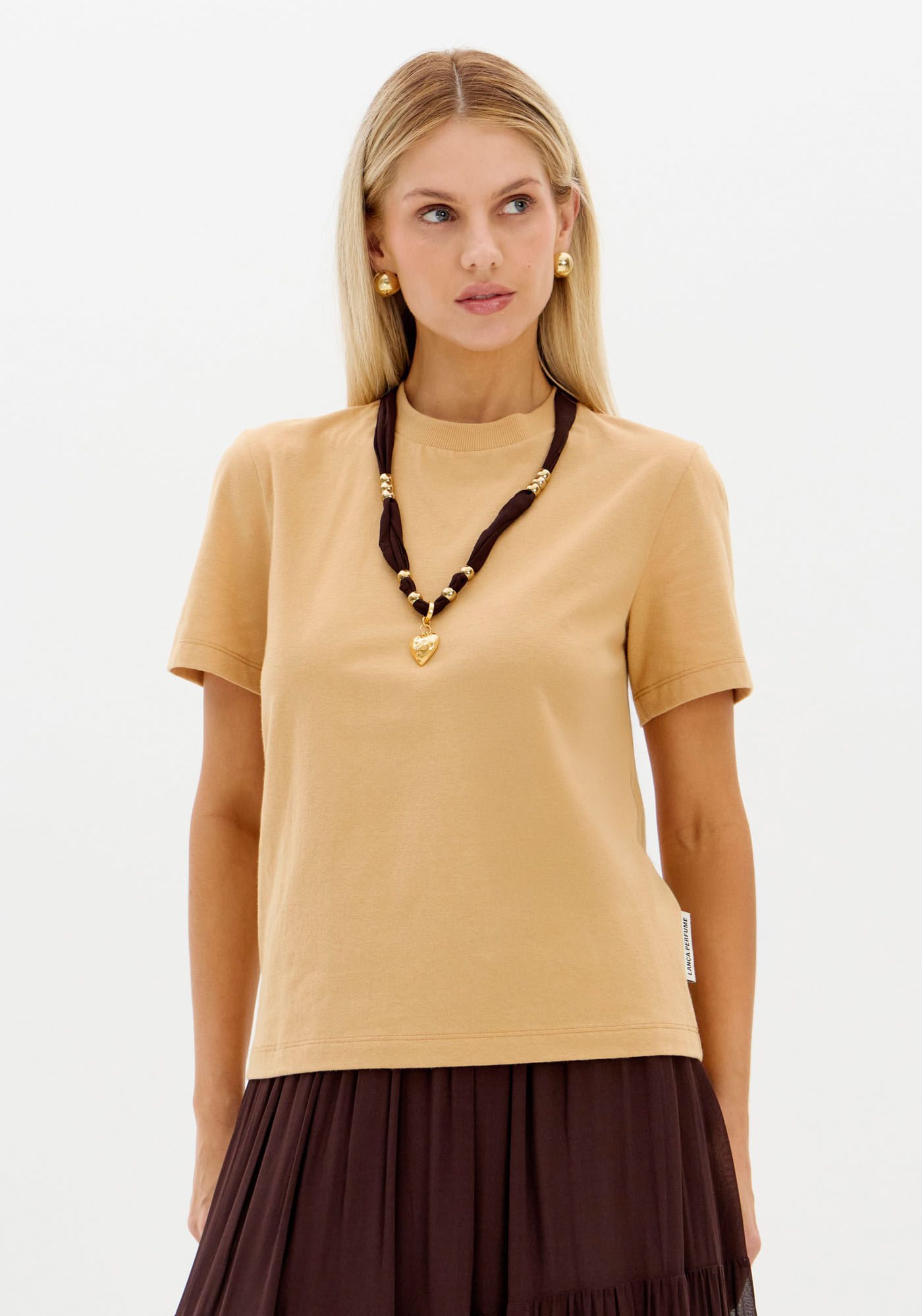 T-shirt Regular Com Manga Curta