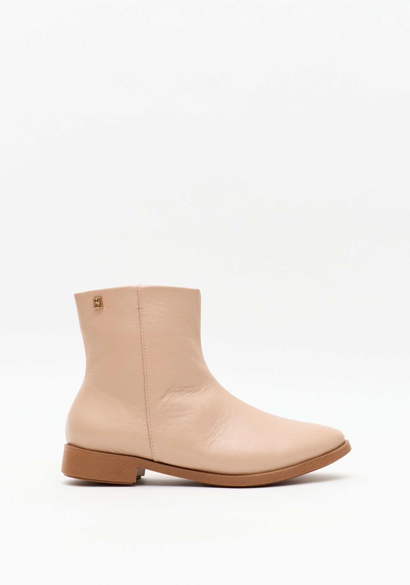 Bota Montaria Couro Cano Baixo