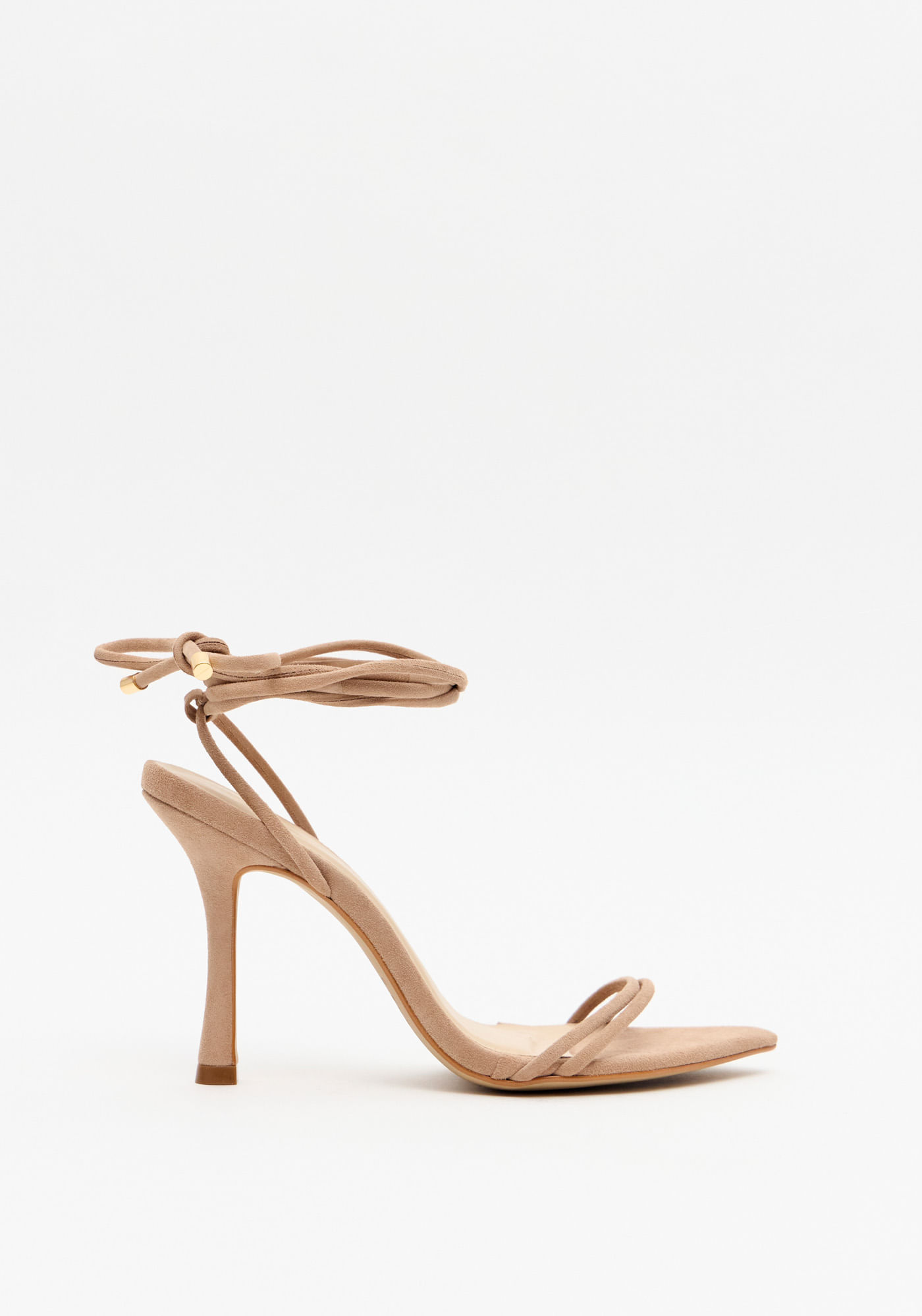 Sandália Lace Up Couro