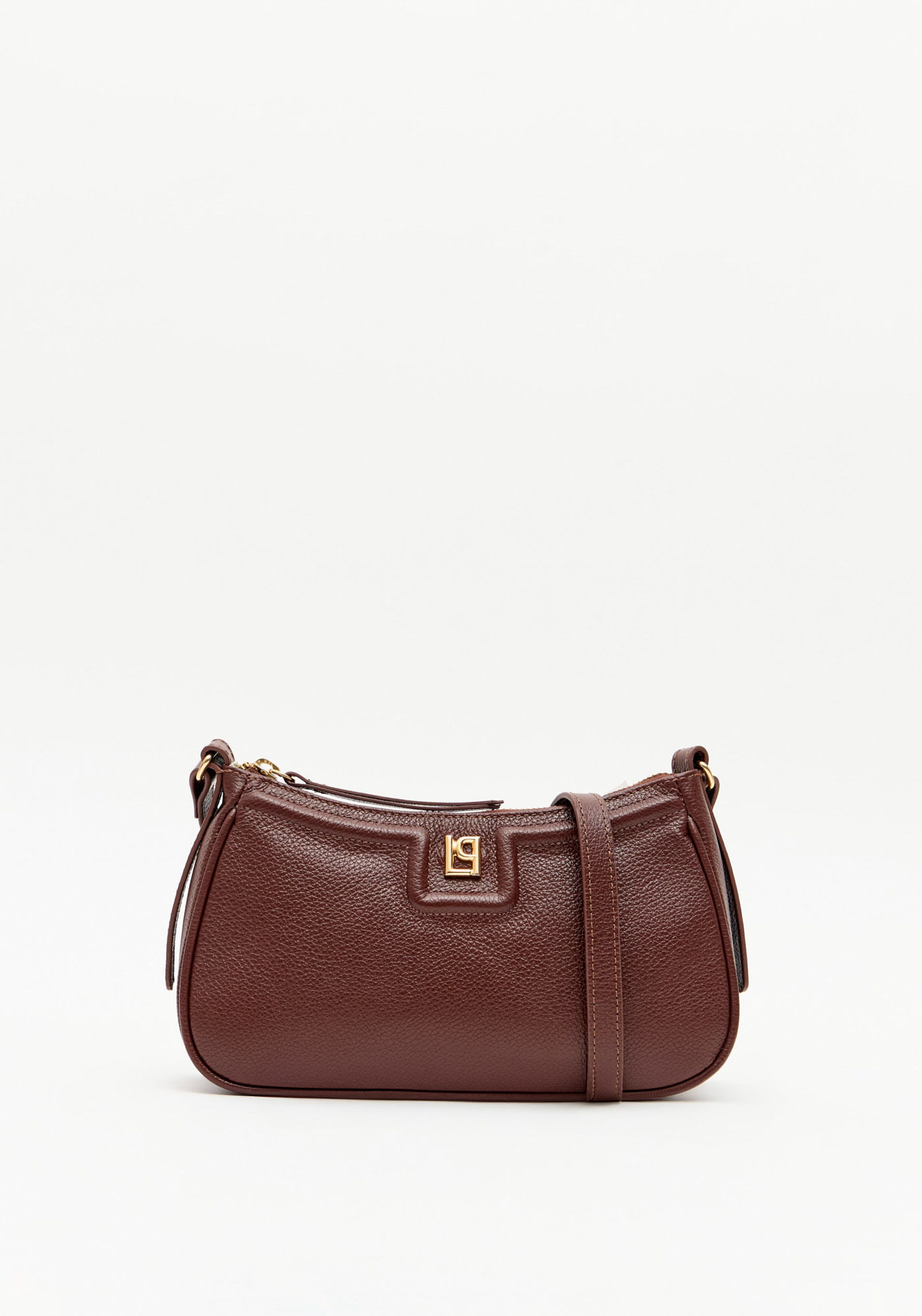 Bolsa Couro Crossbody Com Enfeite LP