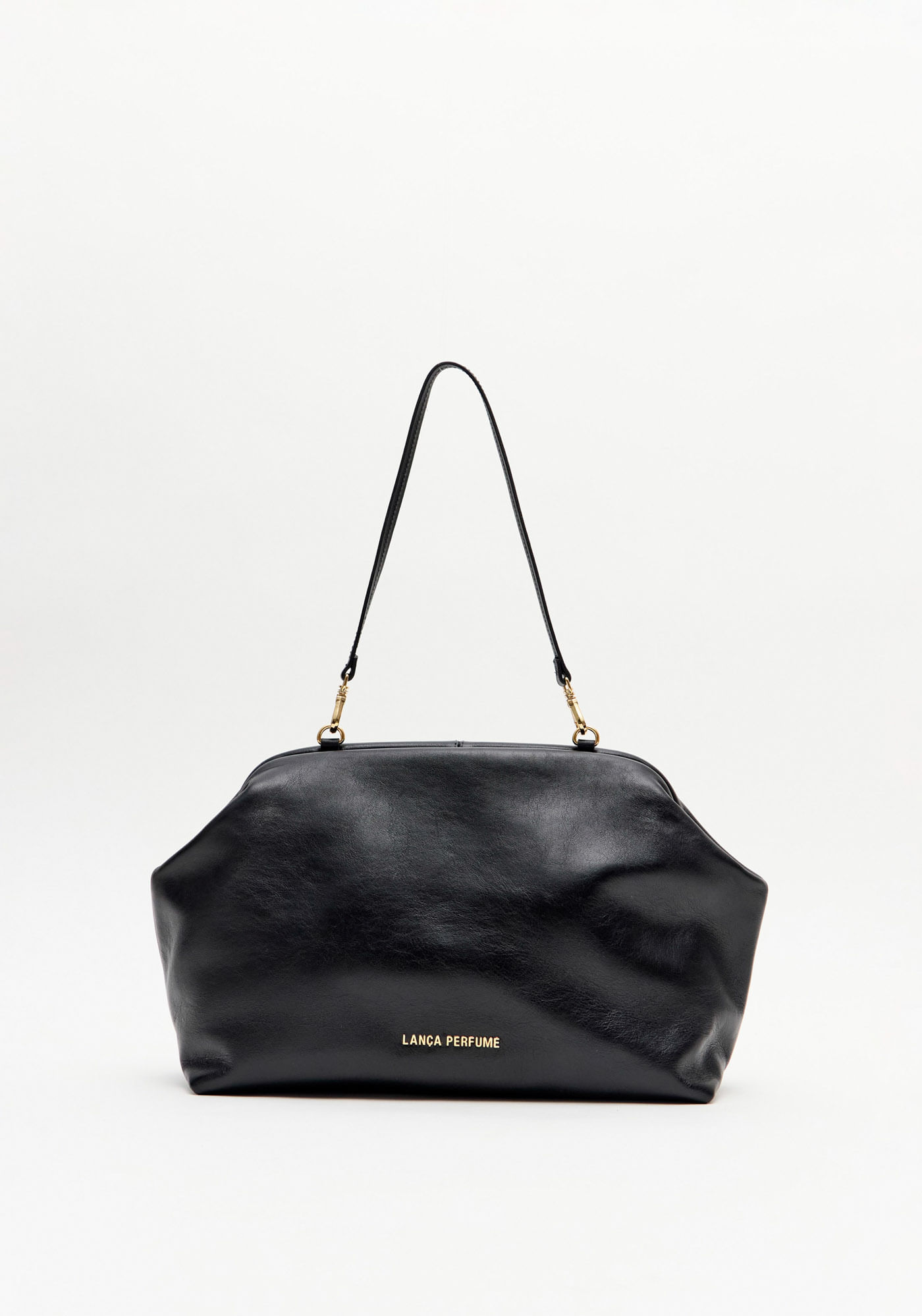 Bolsa Clutch Couro Lança Perfume
