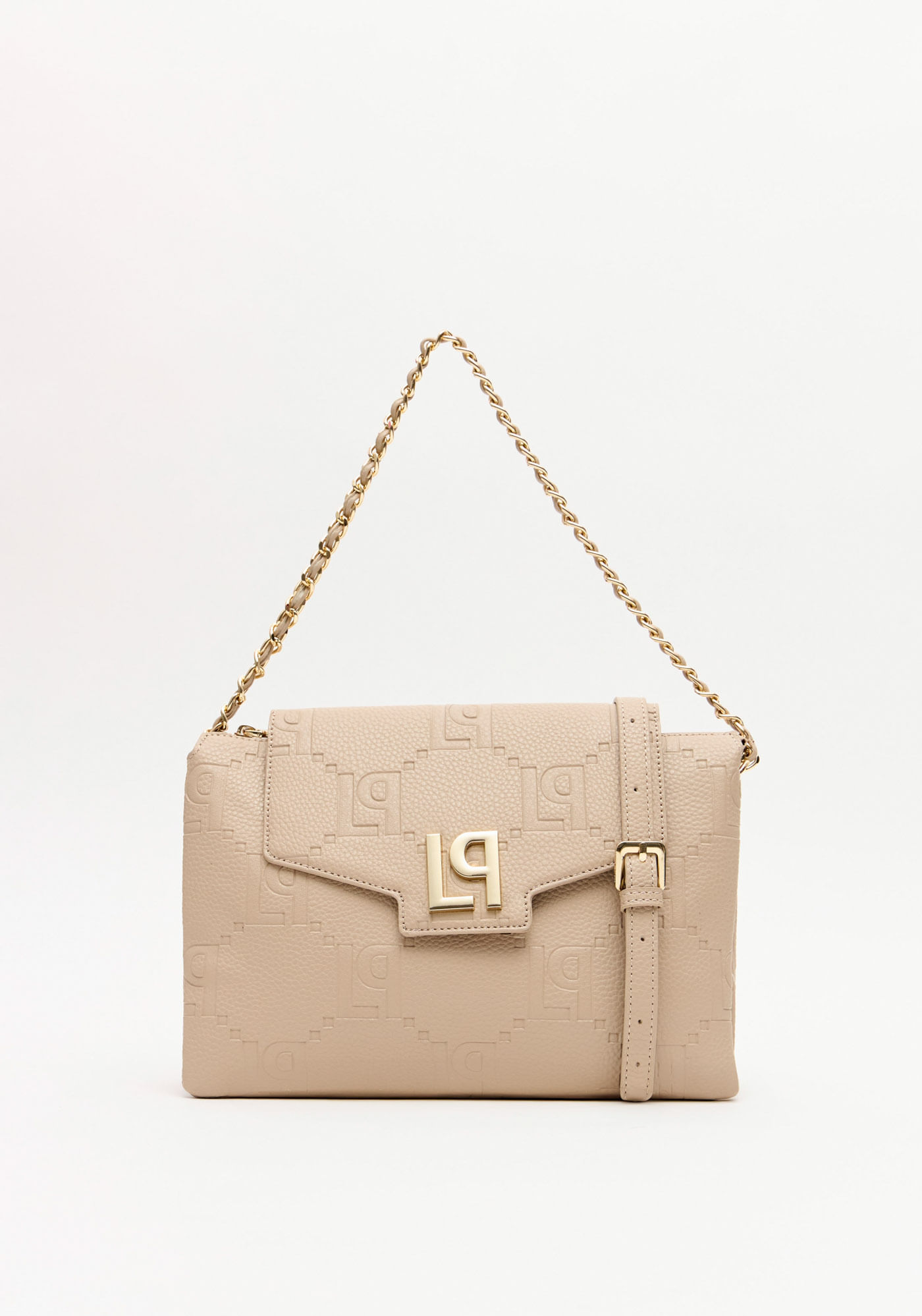 Bolsa Shoulder Monograma Com Enfeite