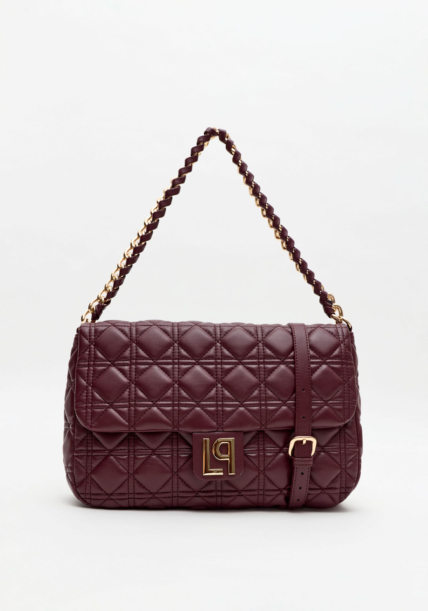 Bolsa Shoulder Matelassê Com Enfeite