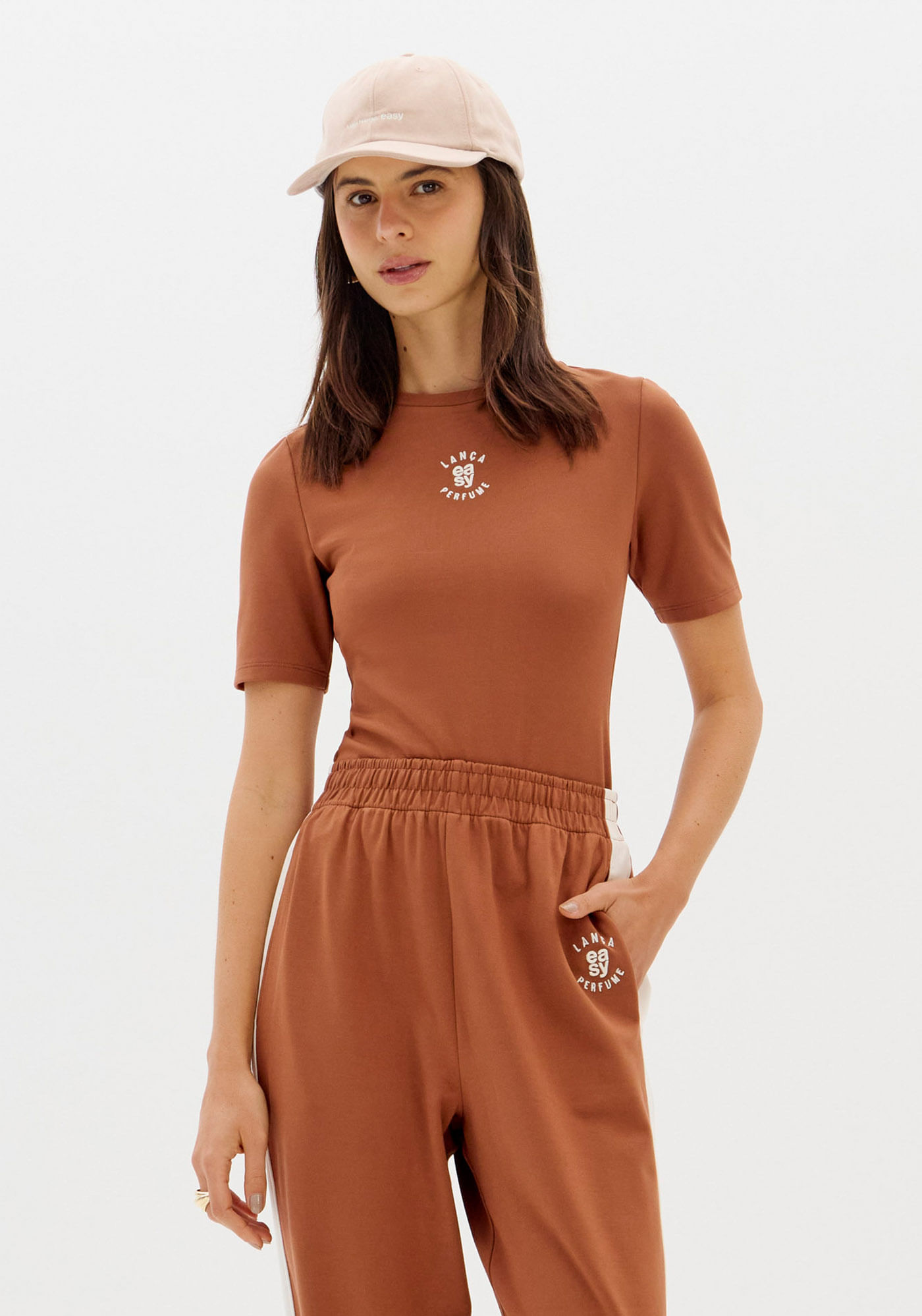 Blusa Manga Curta Gola Redonda