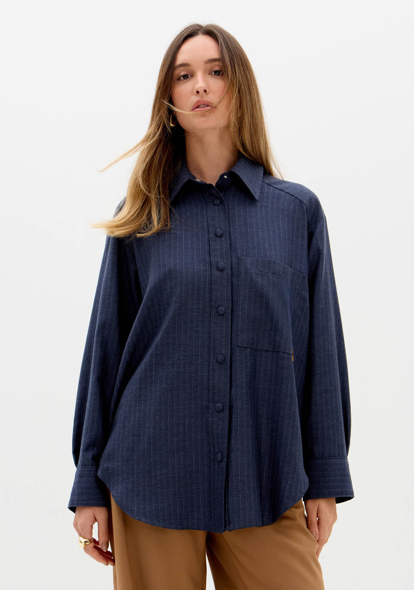 Camisa Manga Longa Oversized