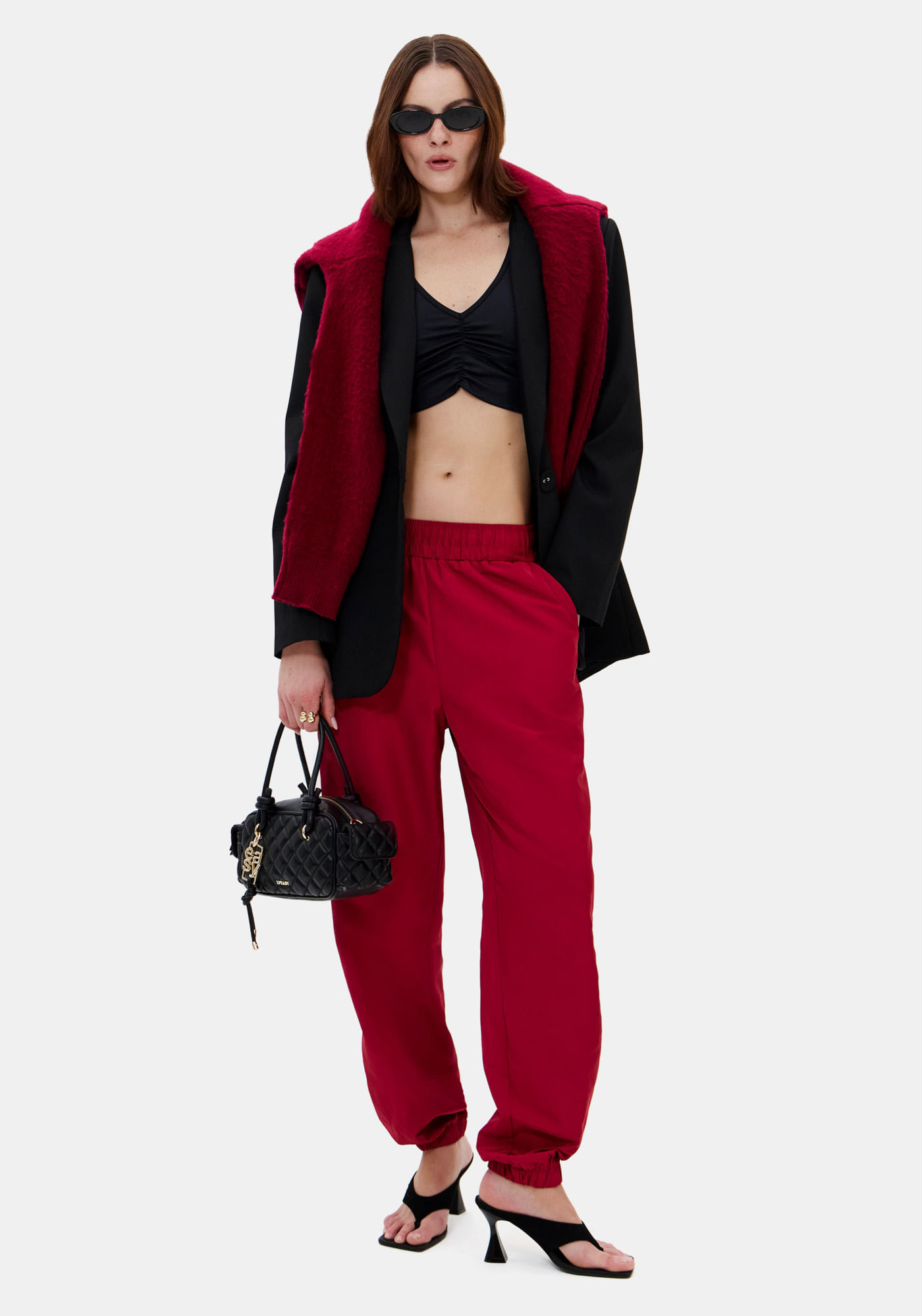 Calça Jogging Cós Com Elástico