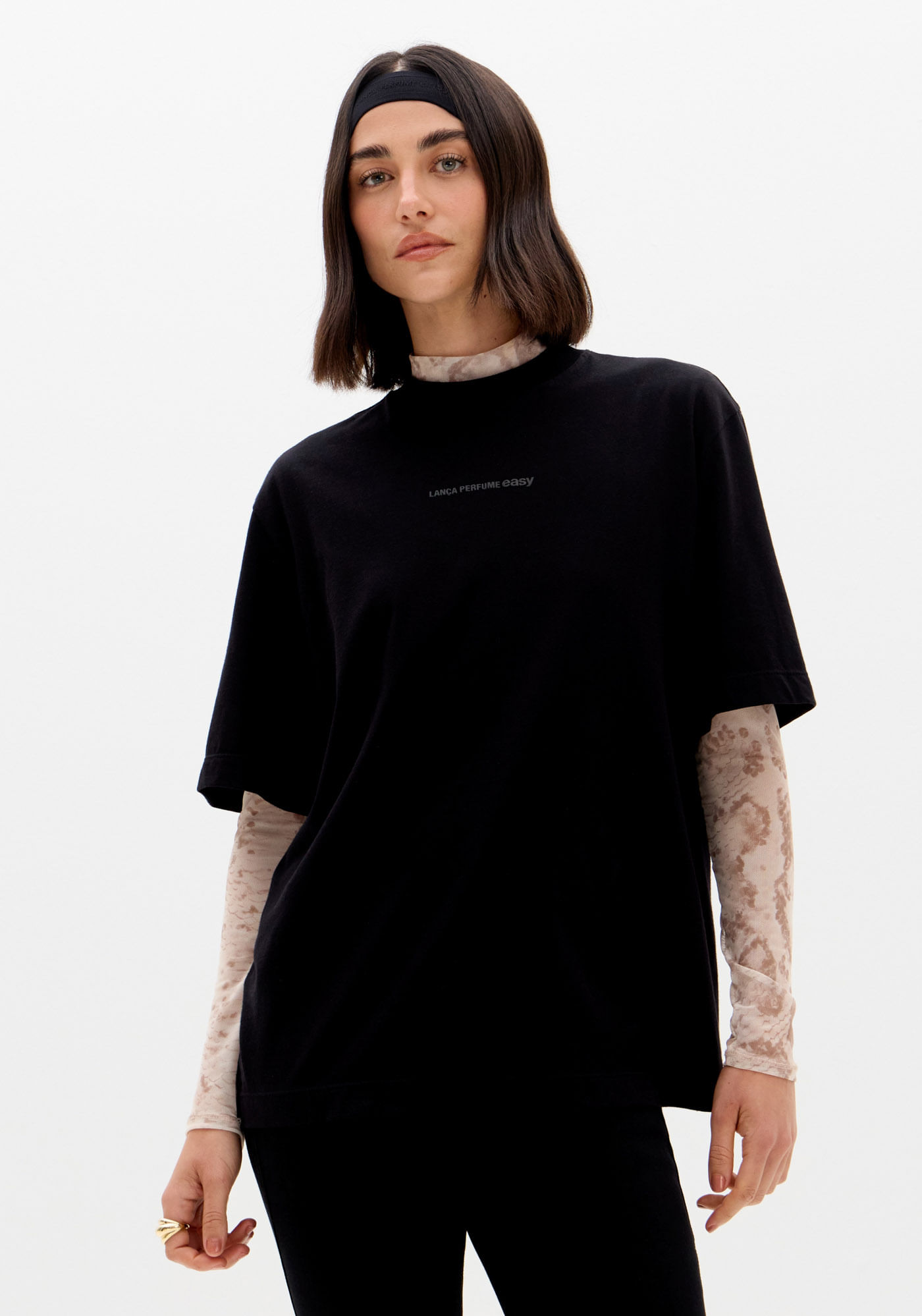 Kit T-shirt Oversized Com Faixa