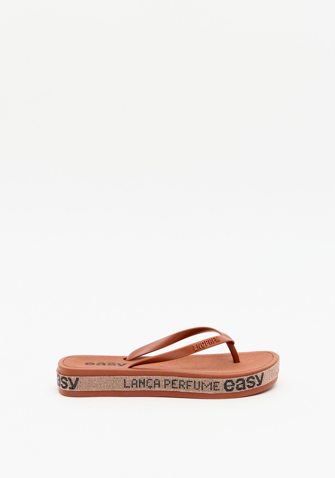 Chinelo Solado Alto Com Brilhos