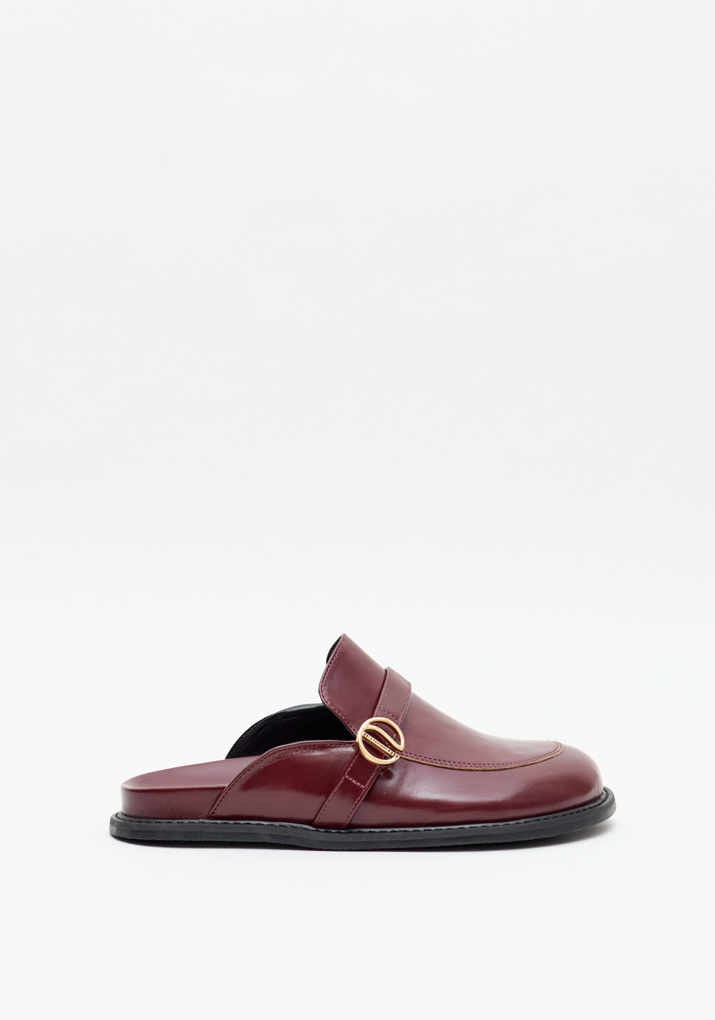 Mocassim Mule Com Tira E Enfeite