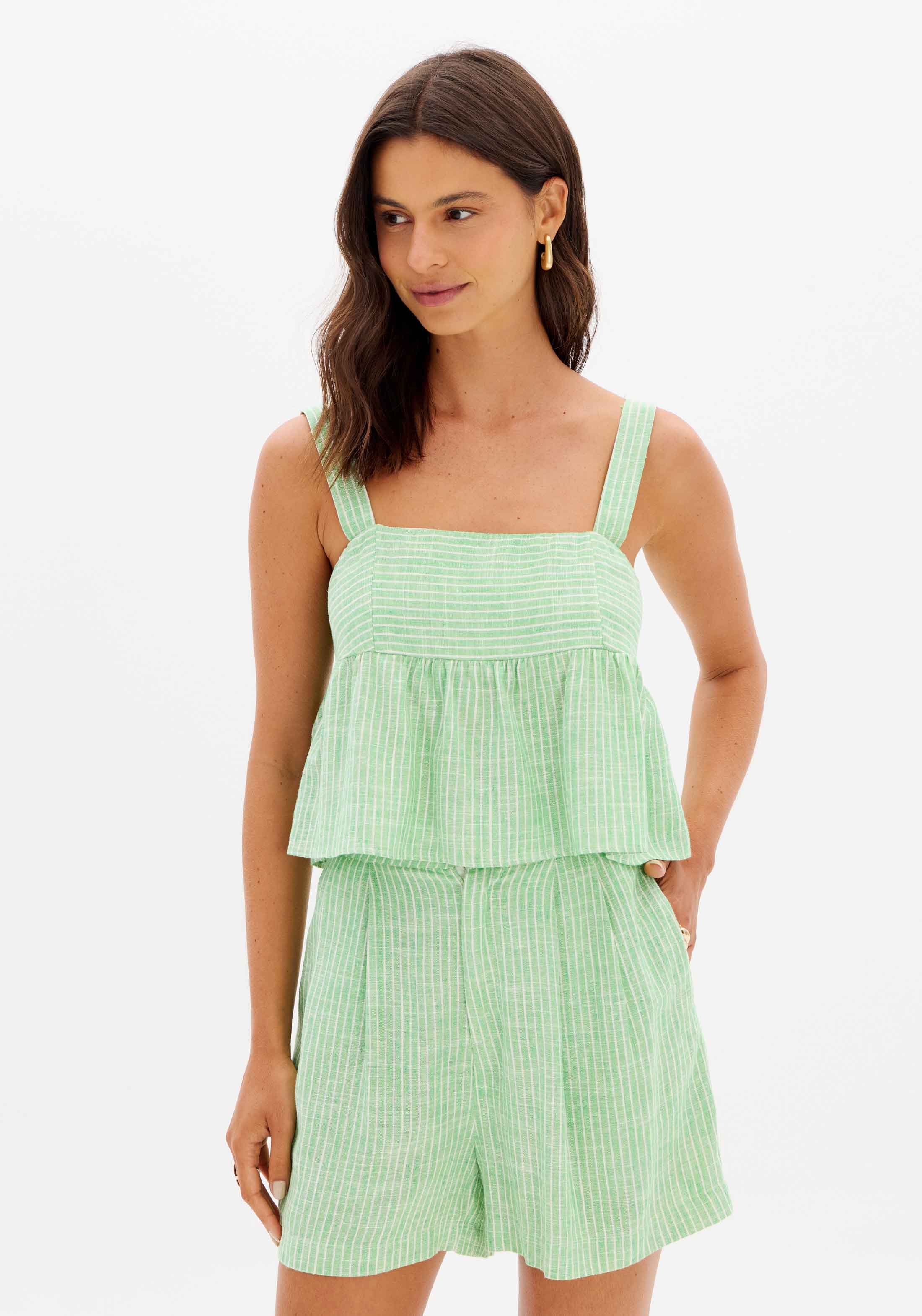 Blusa Ampla De Listras