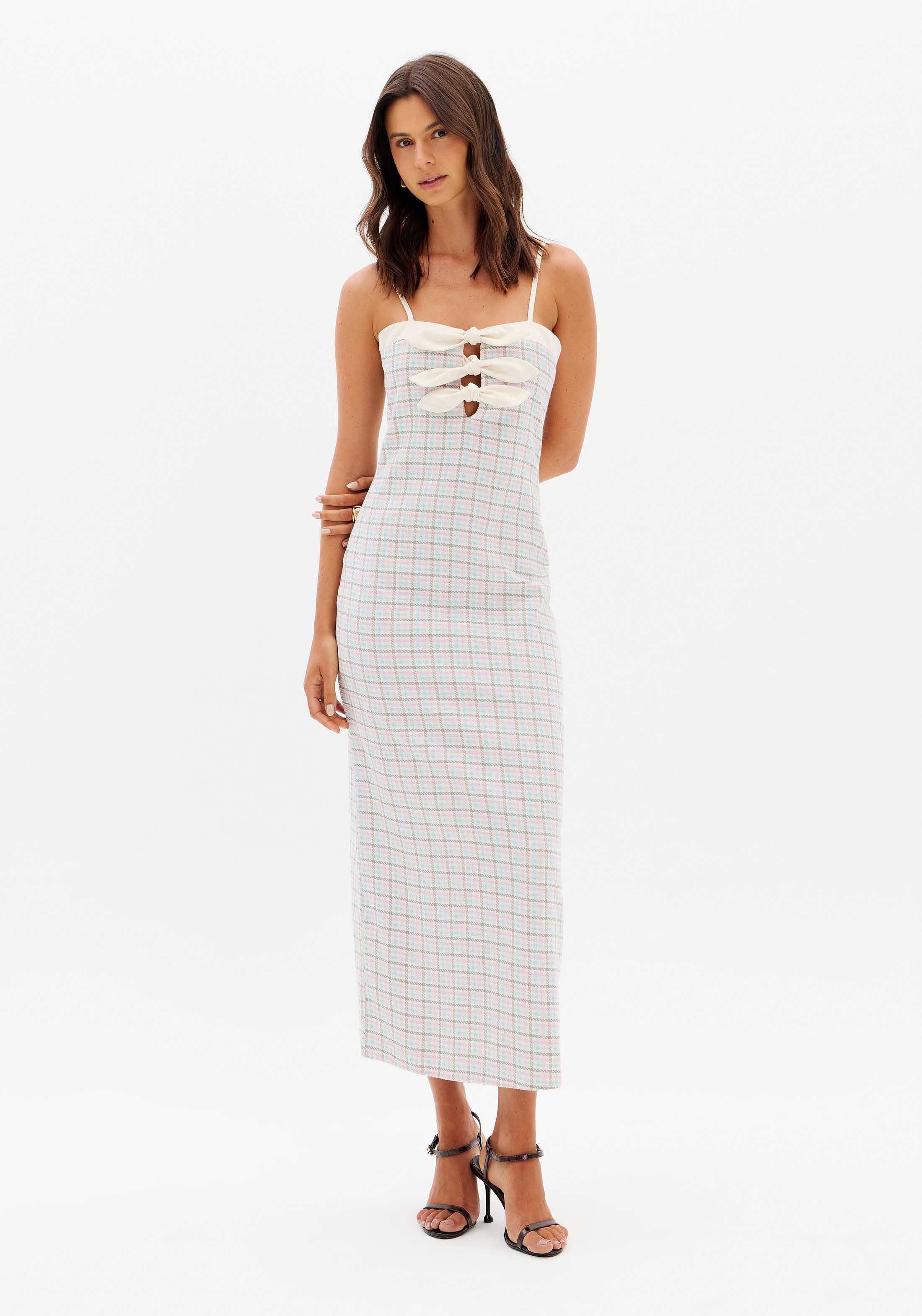 Vestido Super Midi De Alça