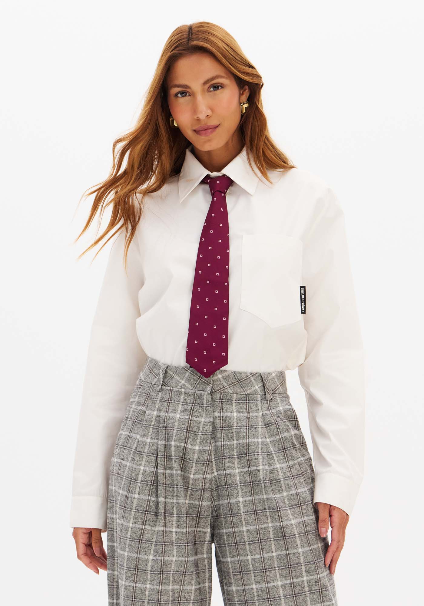 Gravata Estampada Acetinada
