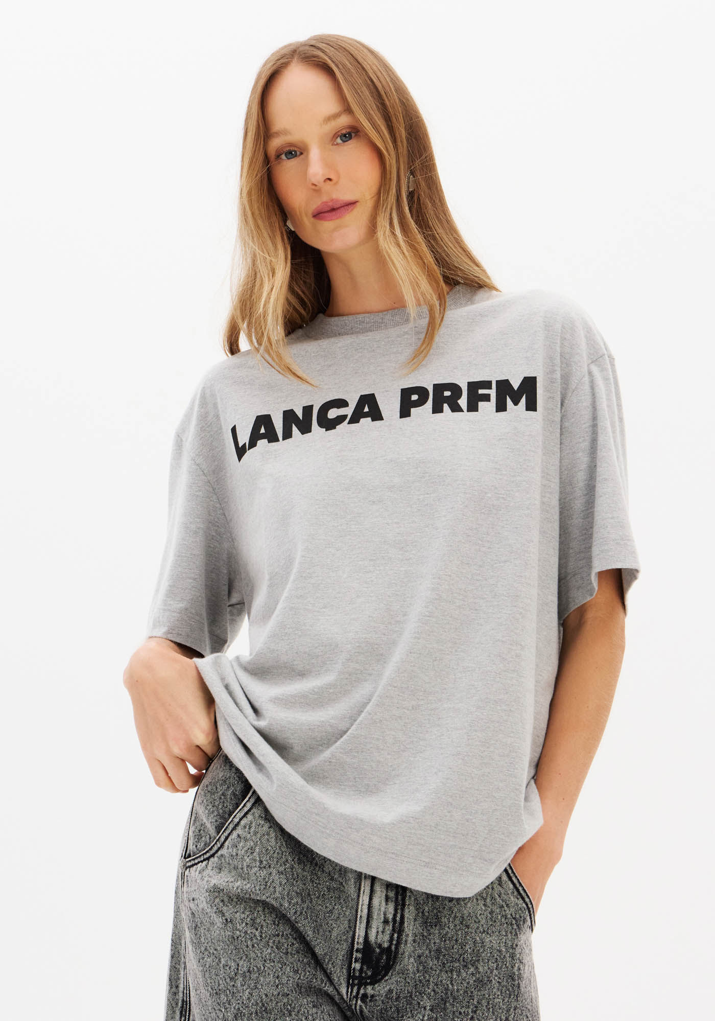 T-Shirt Oversized Manga Curta