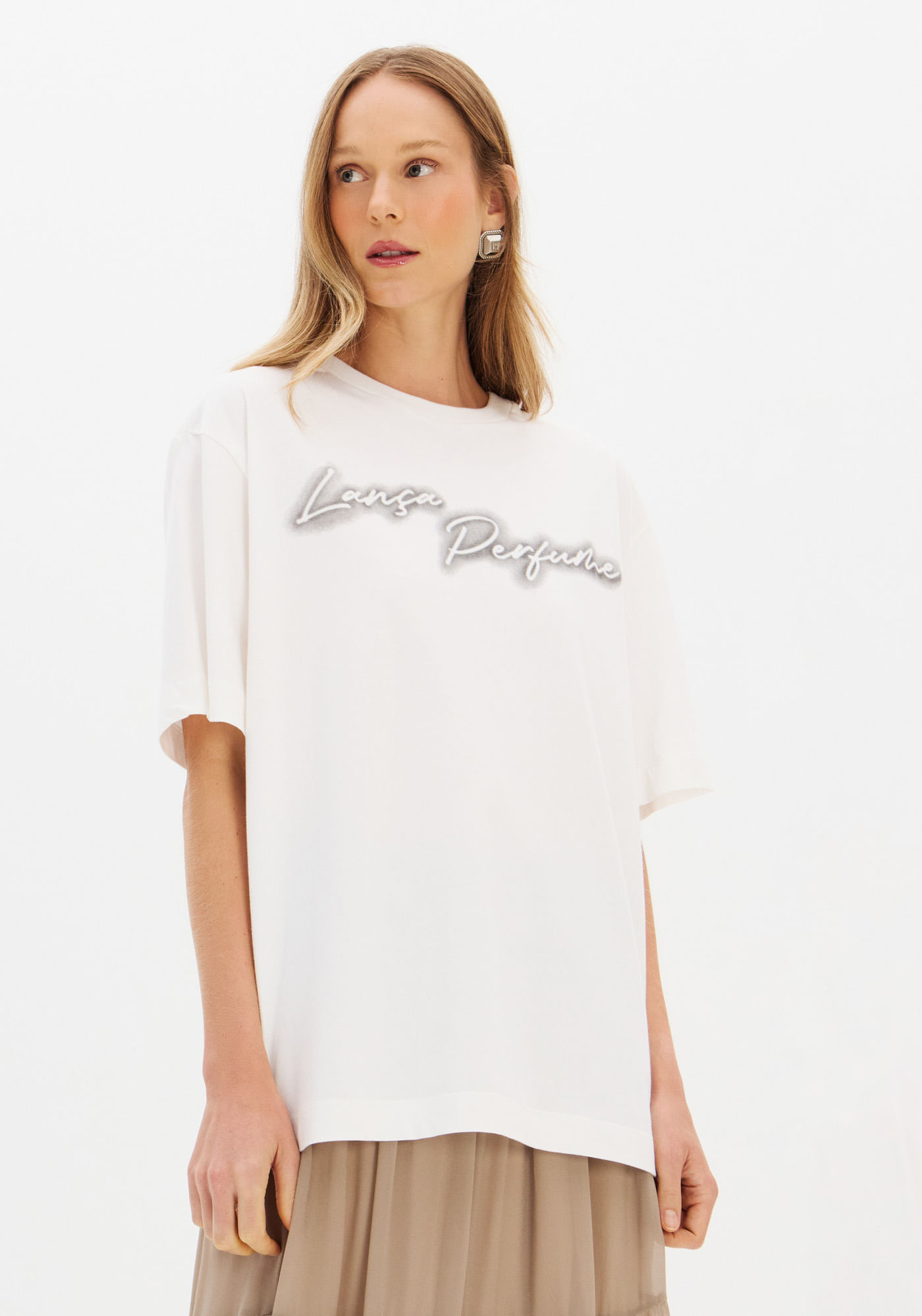 T-shirt Oversized Manga Curta