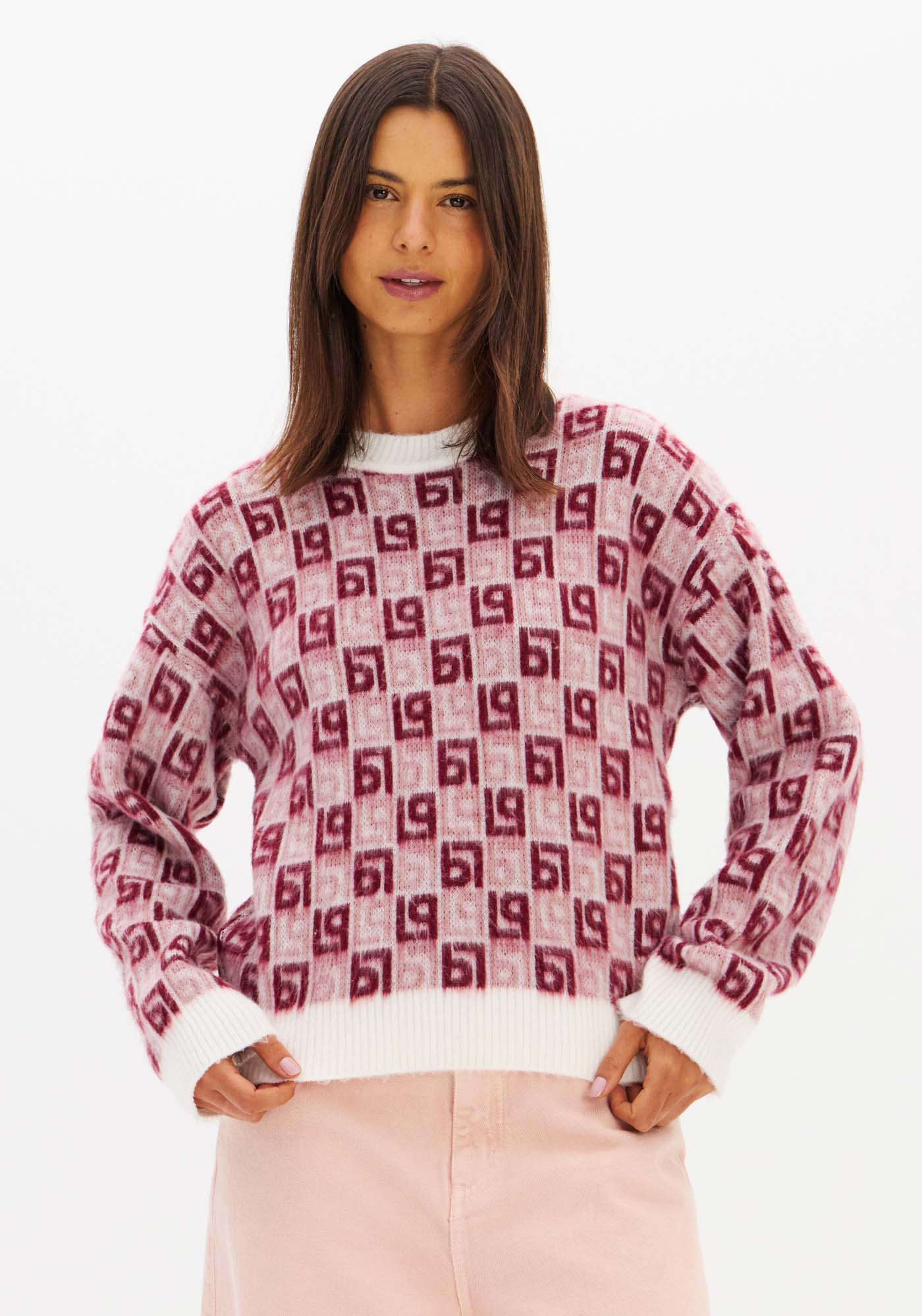 Blusa De Tricô Manga Longa Signature