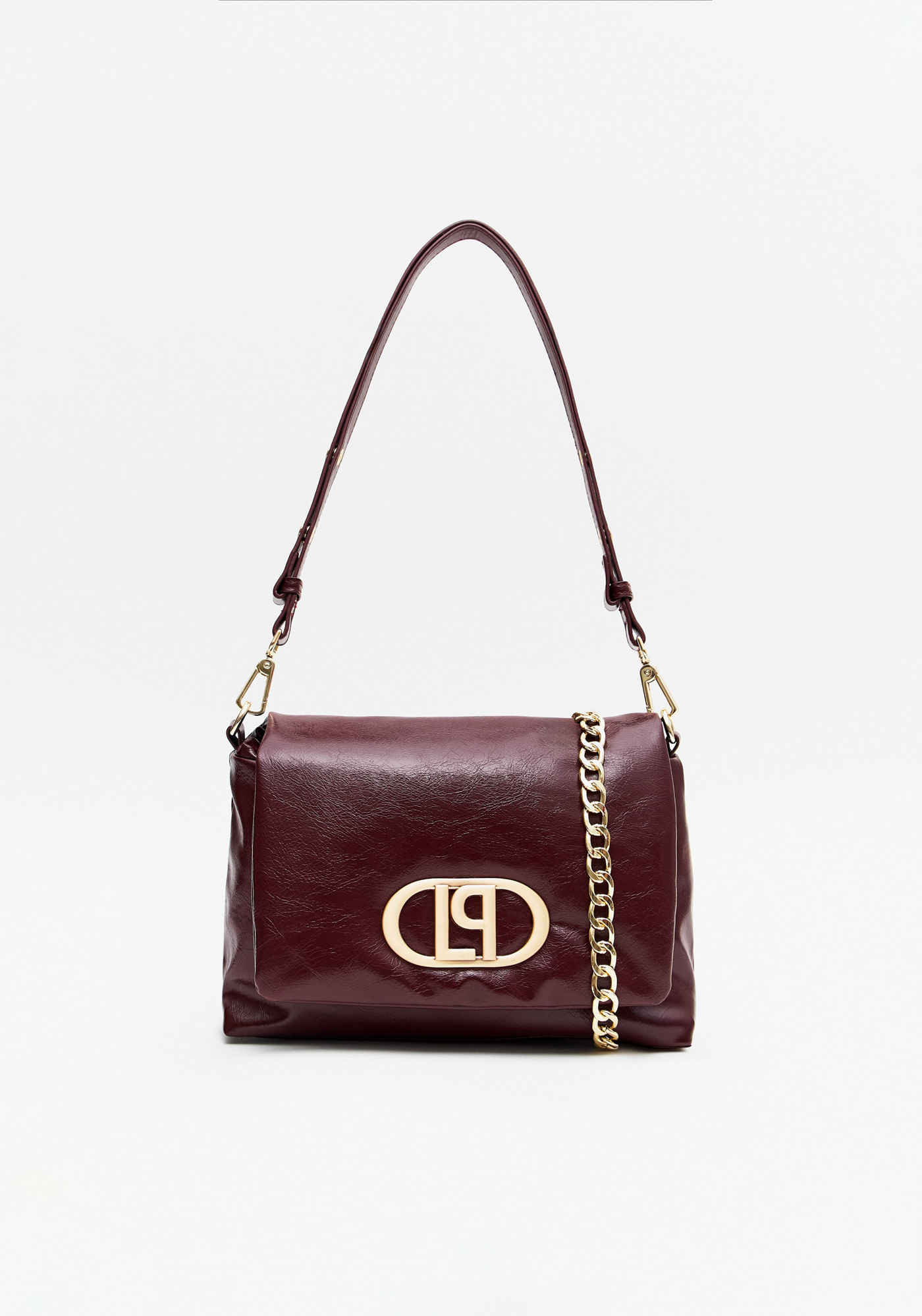 Bolsa Shoulder Puffer Com Alça Corrente
