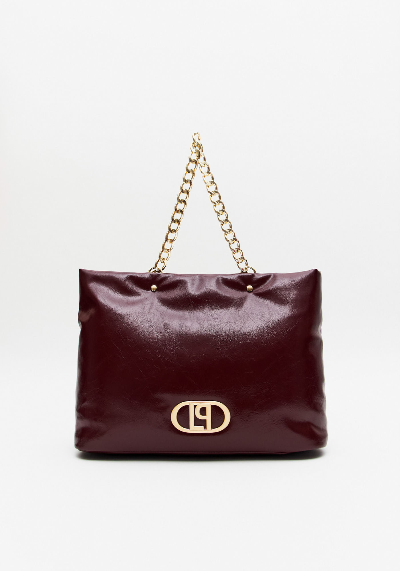Bolsa Shopping Puffer Alça Corrente