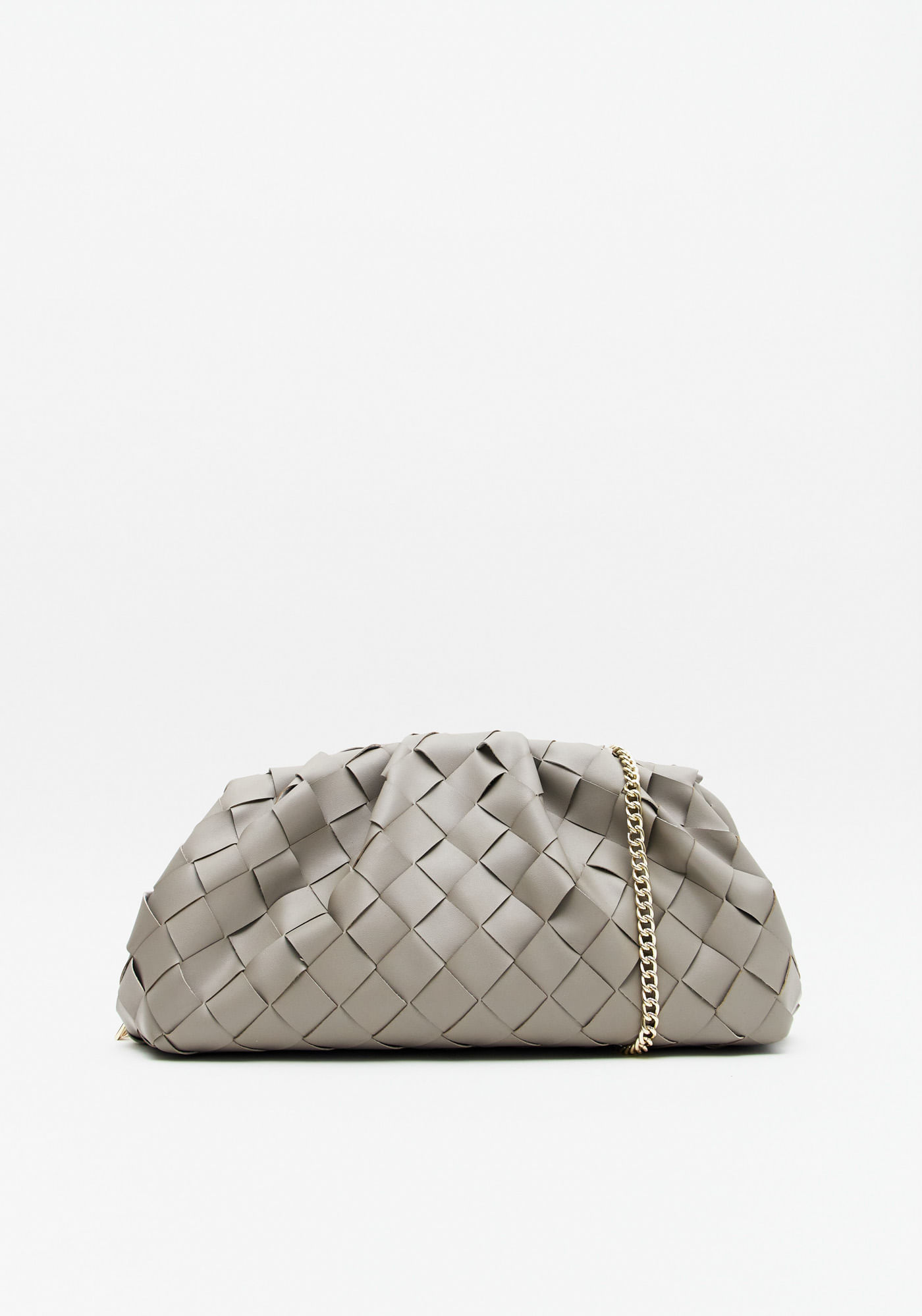 Bolsa Clutch Com Enfeite E Pingente