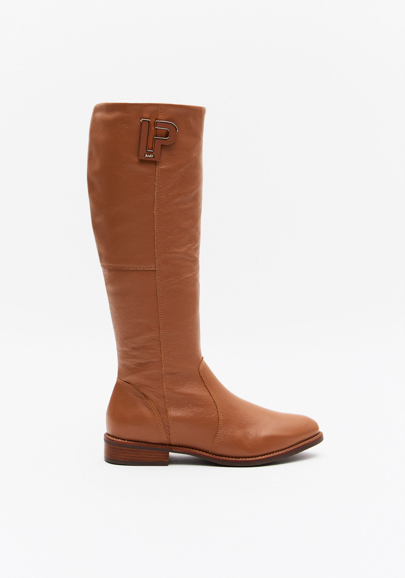 Bota Montaria Couro Com Metal Lp