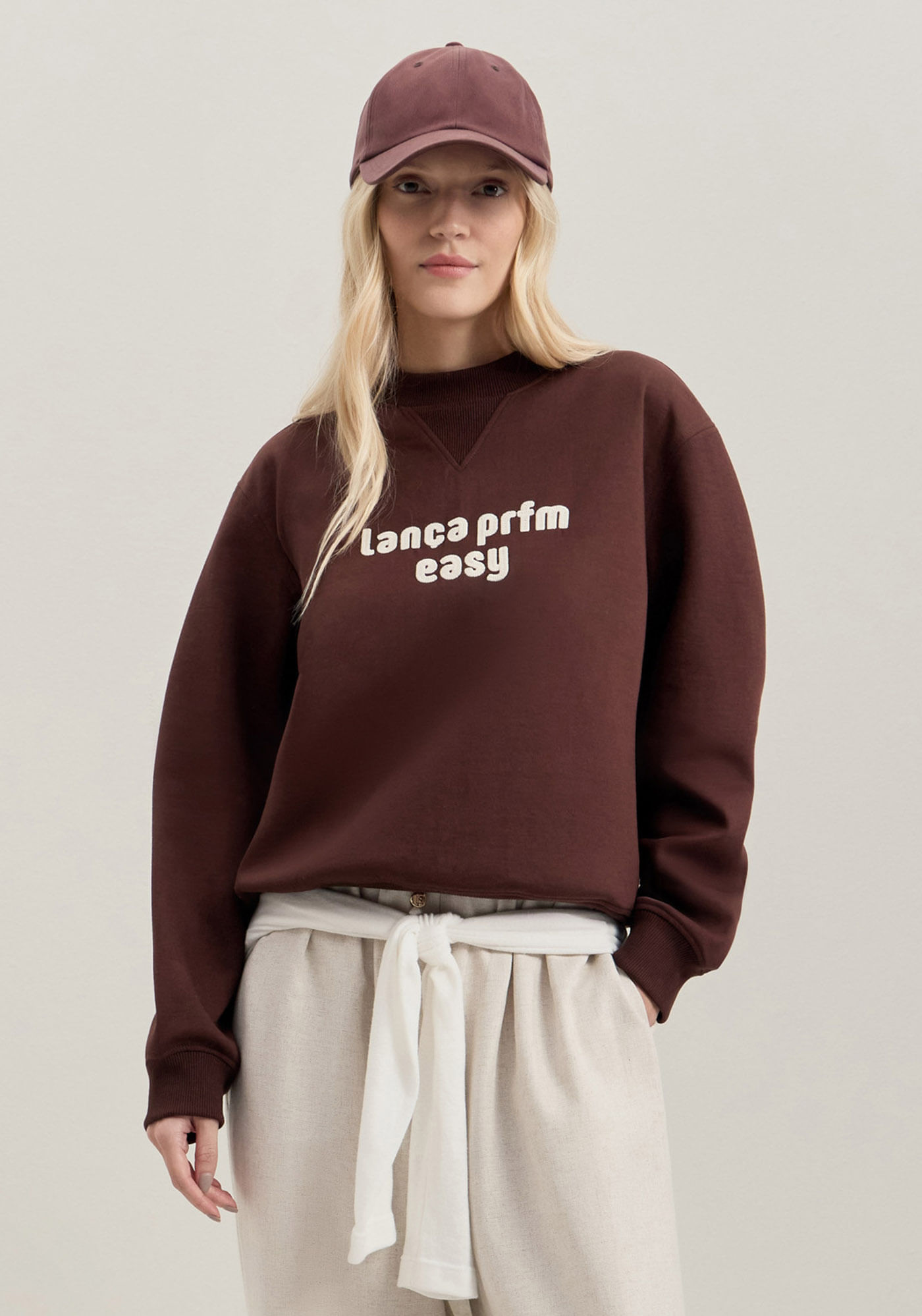 Moletom Oversized Manga Longa