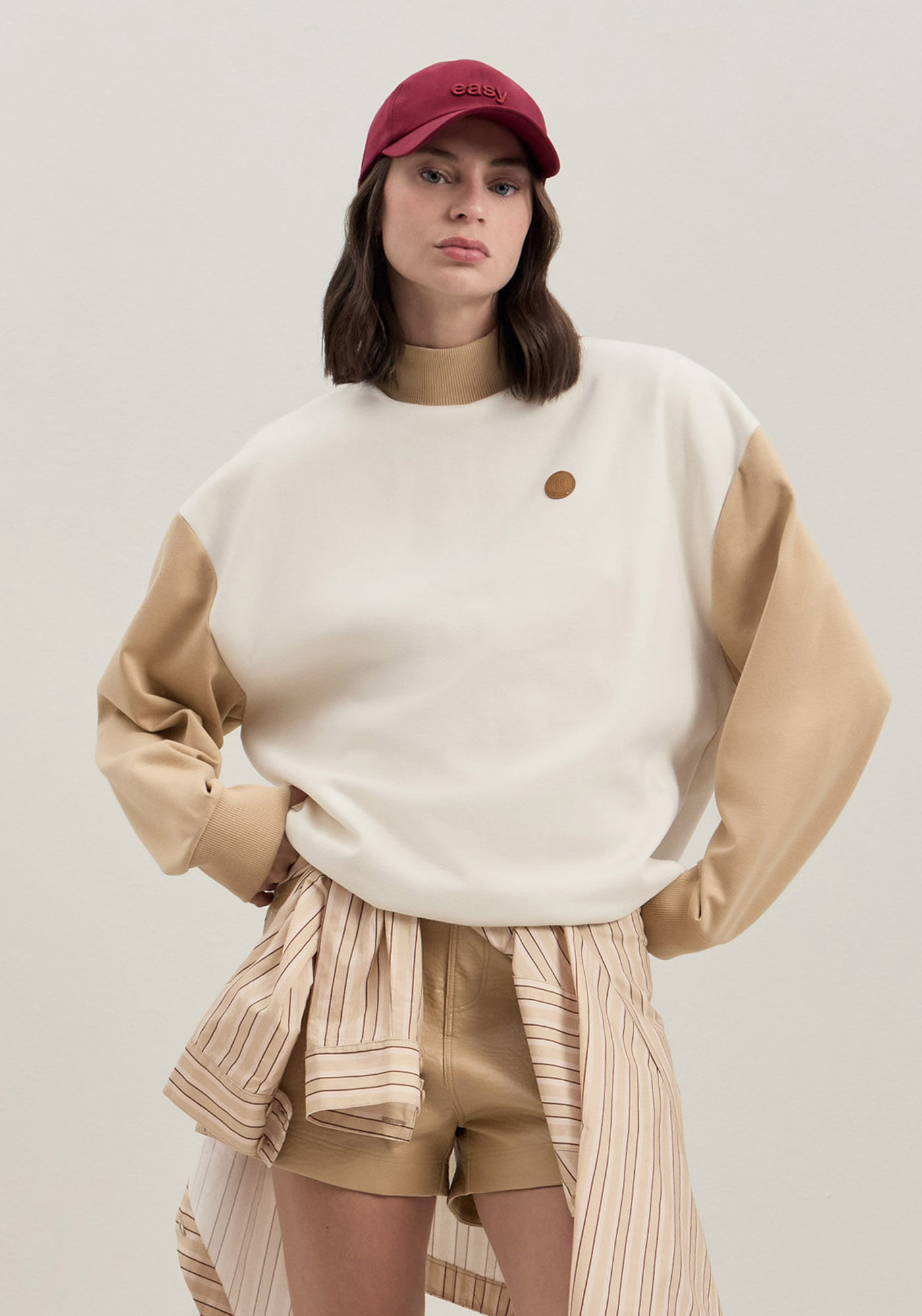 Moletom Oversized Bicolor