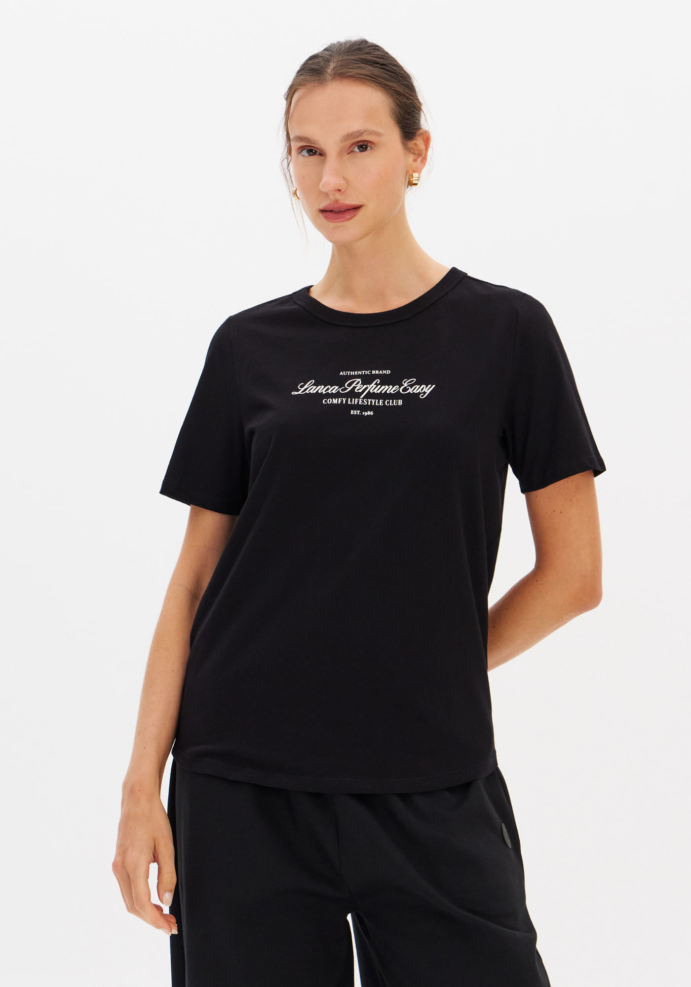T-Shirt Tradicional Com Estampa